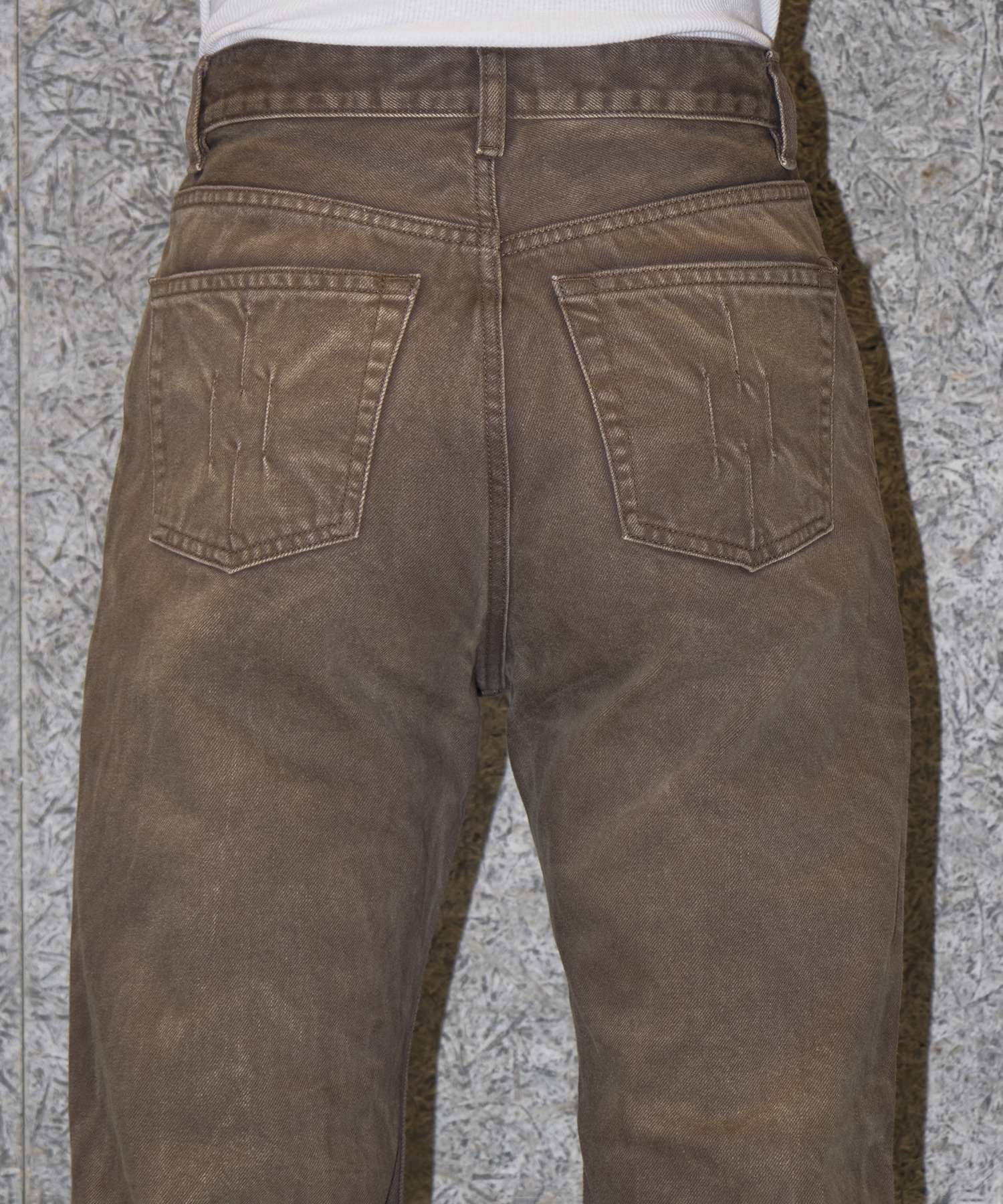 GEOMETRY DENIM PANTS STEAF