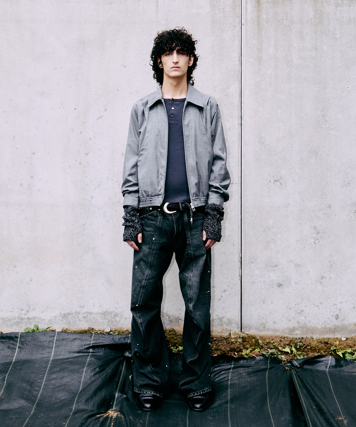 別注 wool utility jacket NVRFRGT