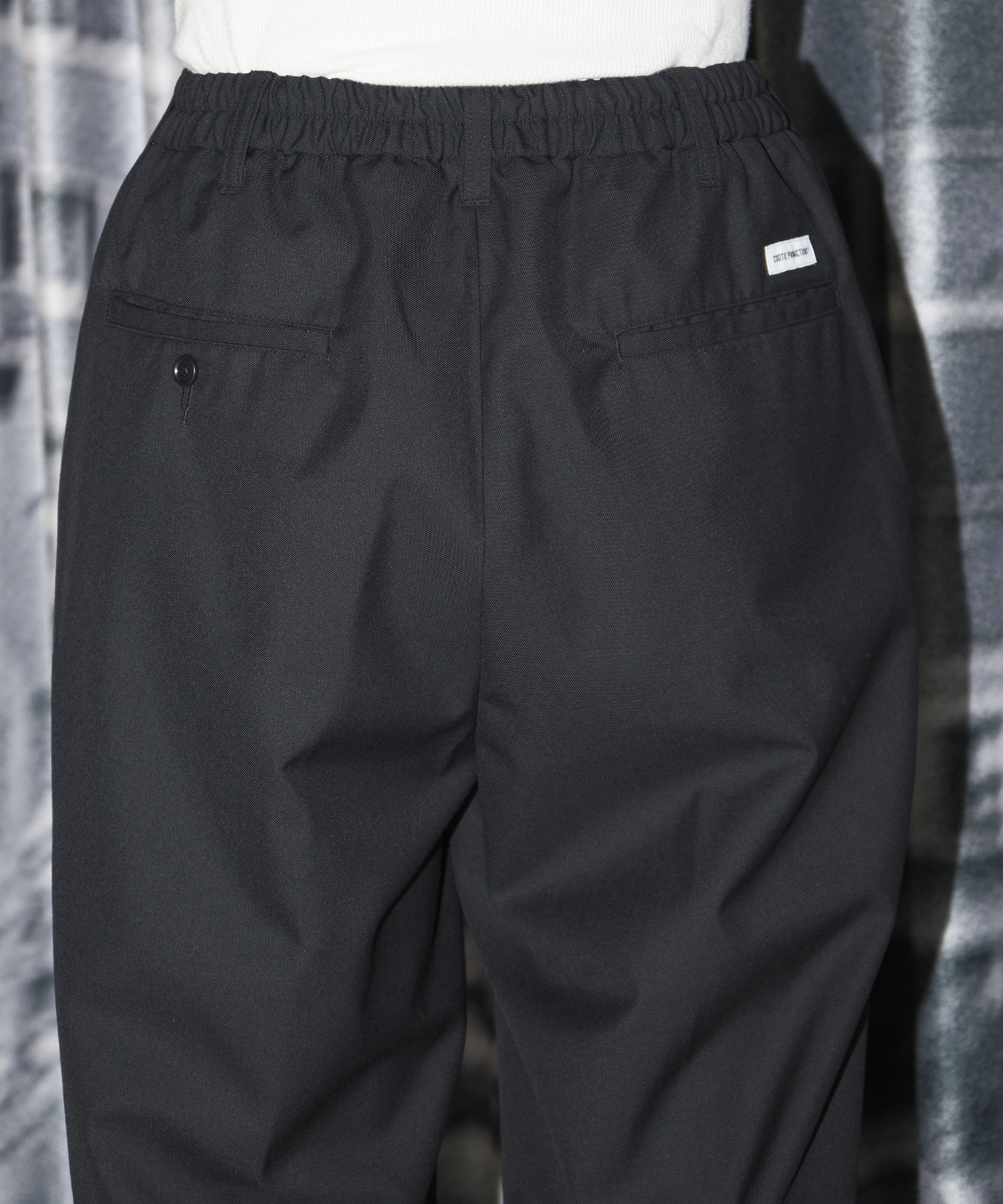 T/W Saxony 2 Tuck Wide Easy Trousers COOTIE PRODUCTIONS