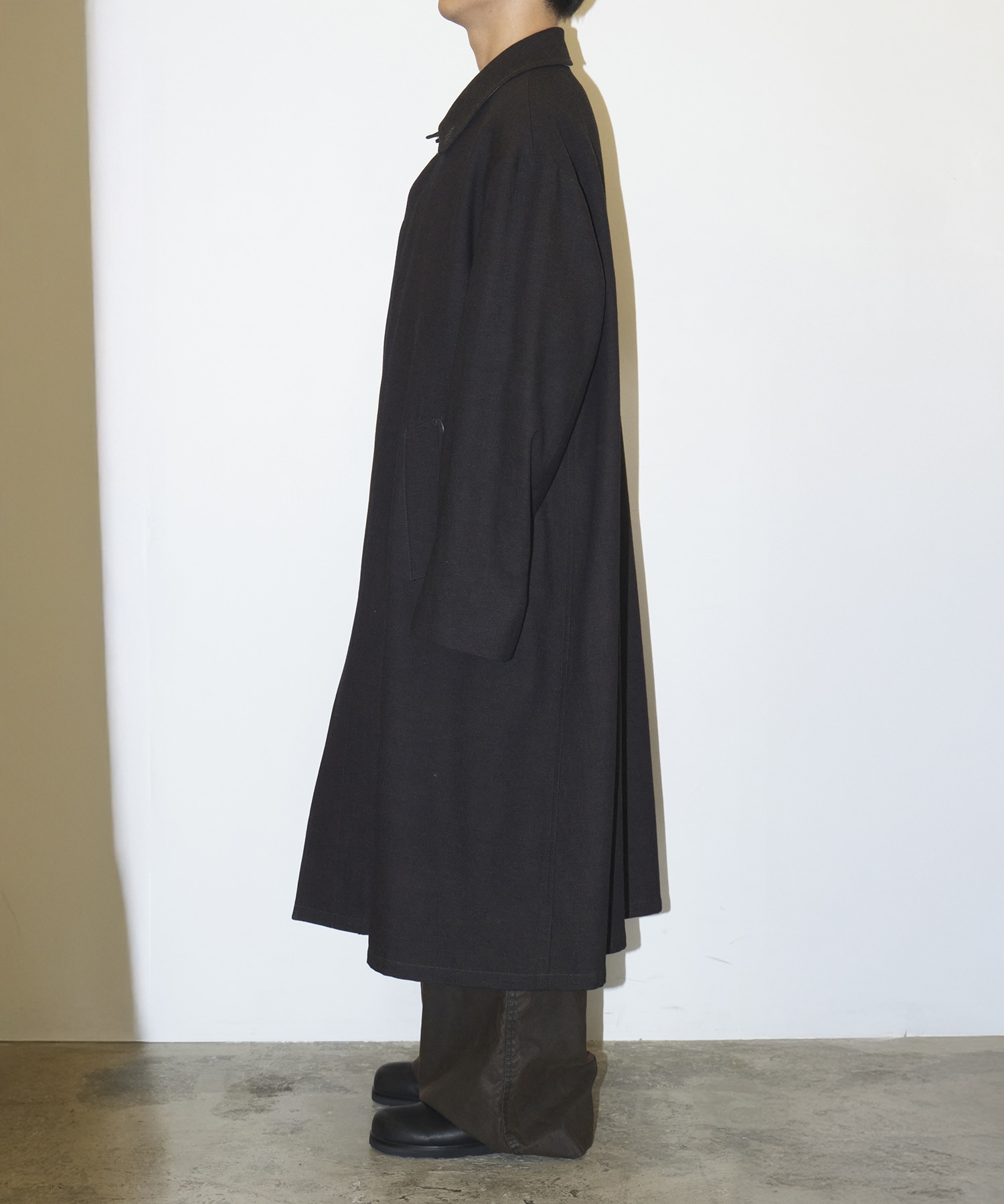COTTON WOOL Soutien Collar Coat Nomat