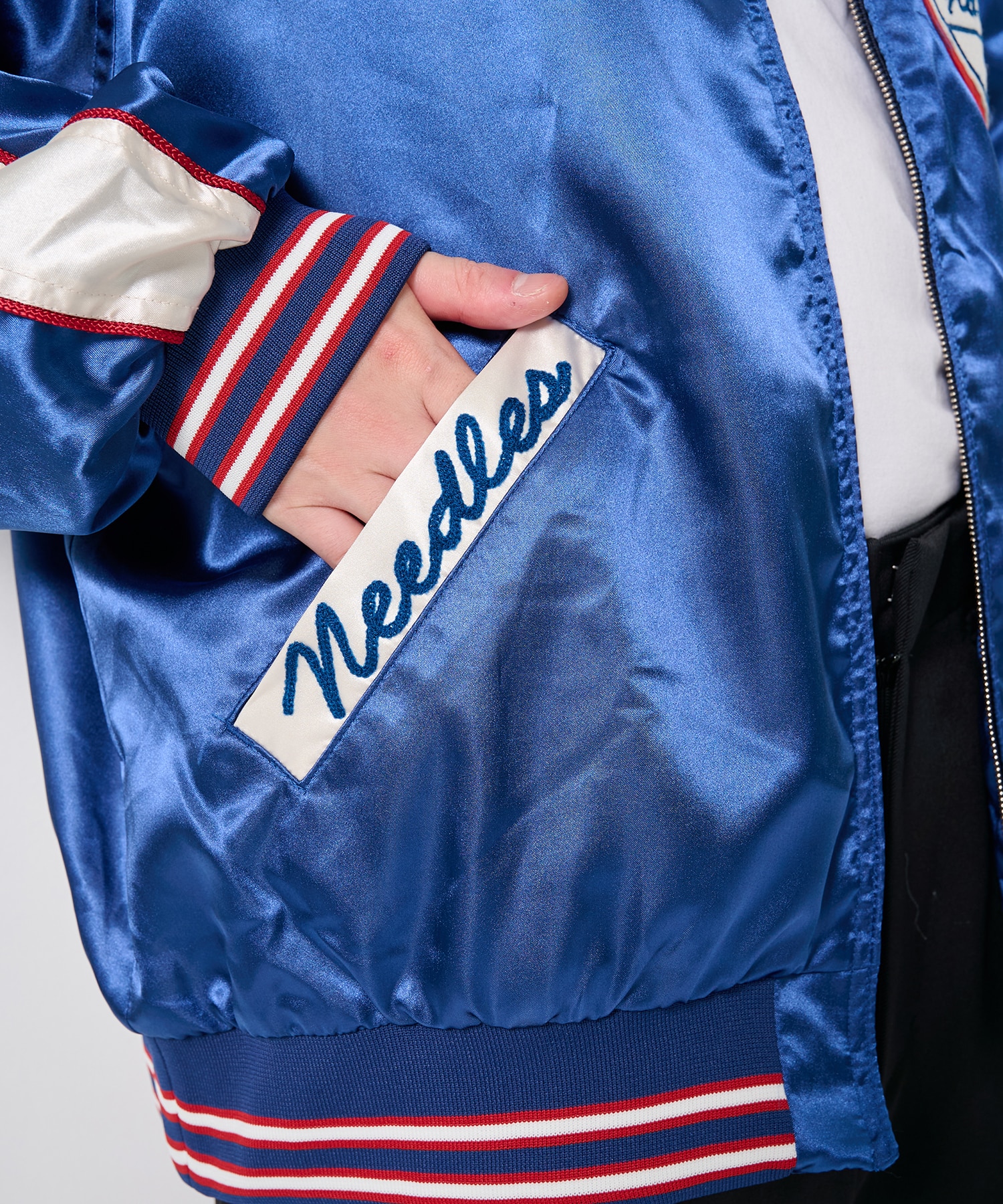 Stadium Jacket Poly Sateen Needles