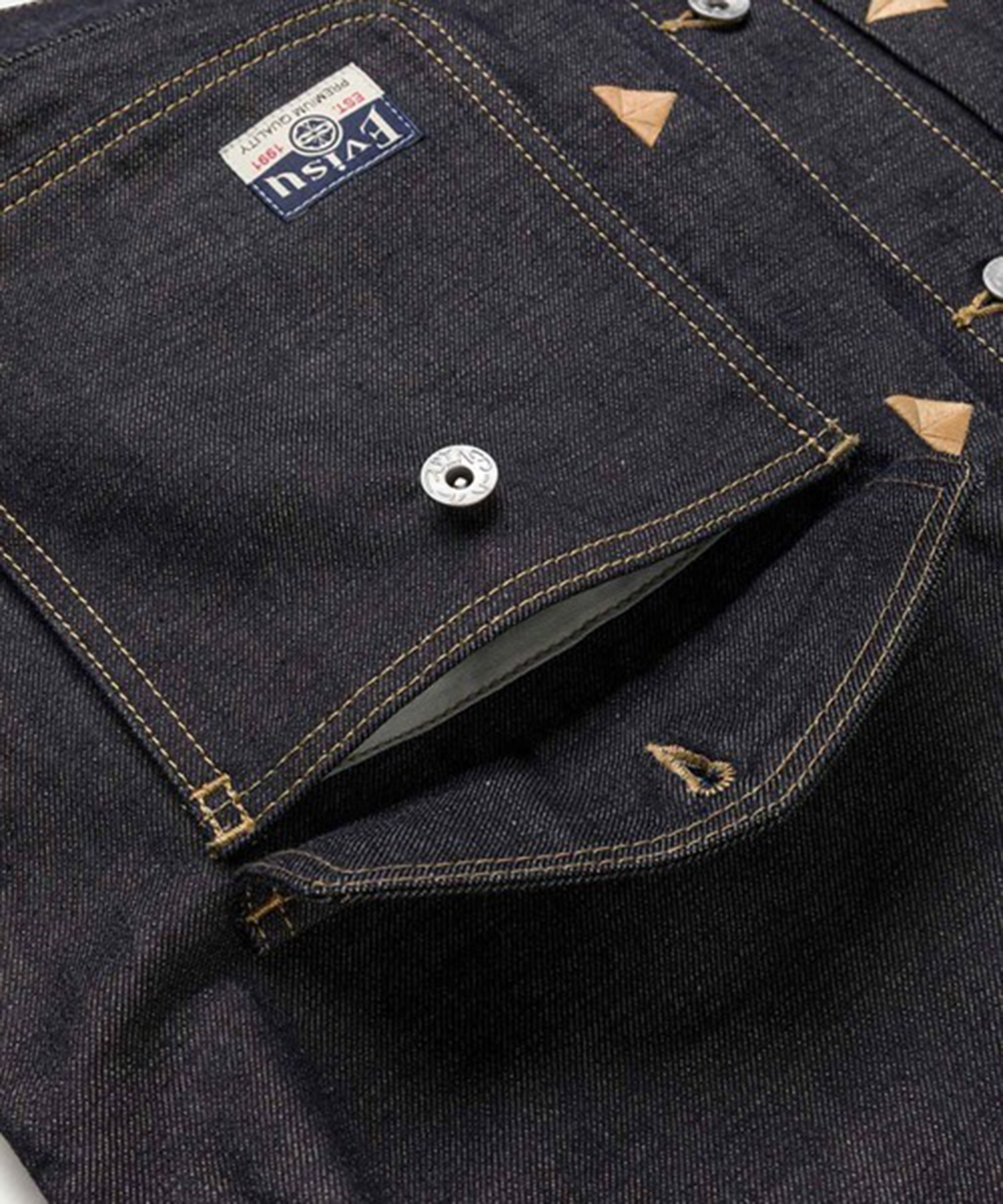 EVISU MIJ TIGER PRESHRUNK DENIM JACKET EVISU