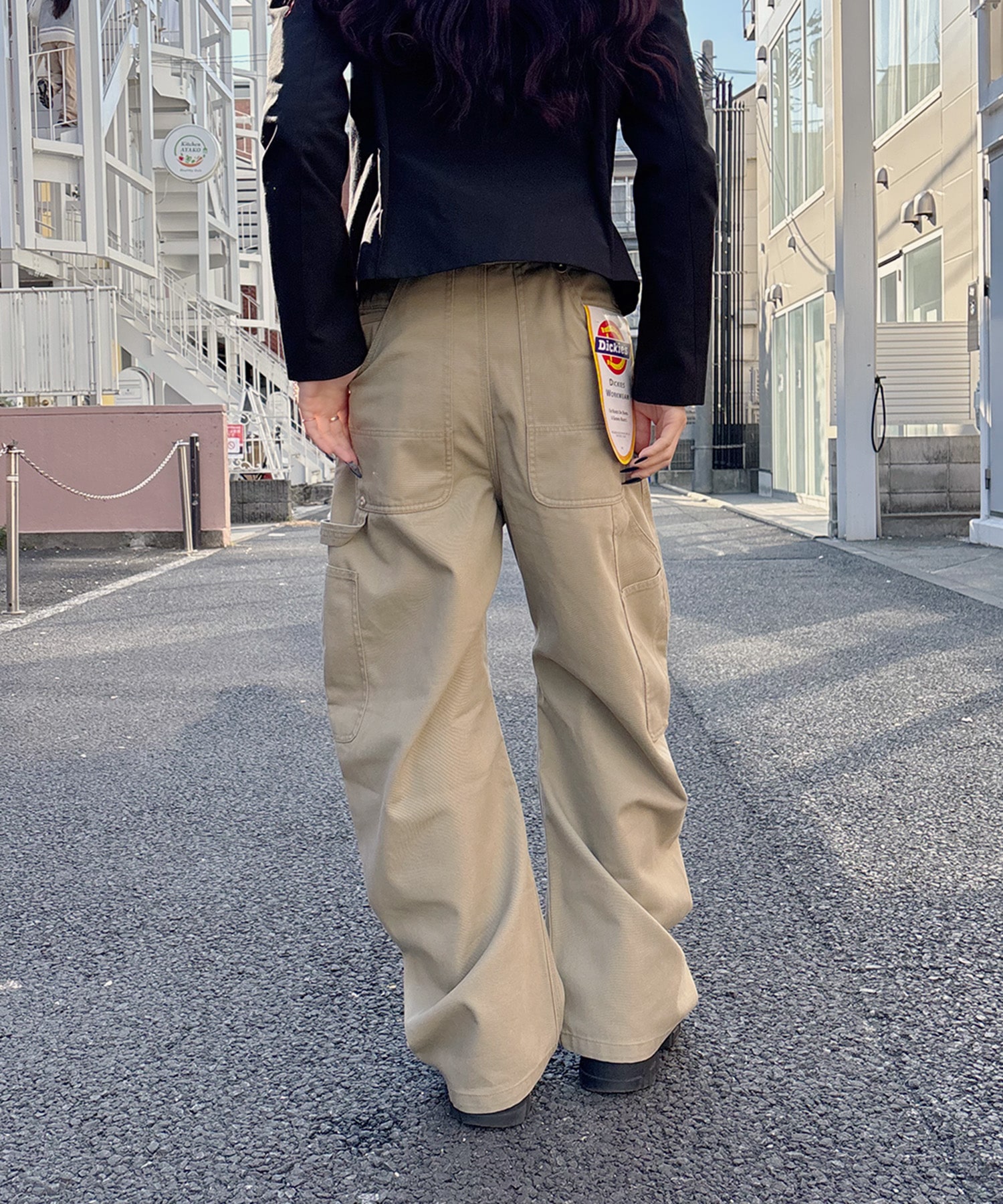 Dickies×CONZ DOUBLE KNEE CURVED LEG PANTS CONZ