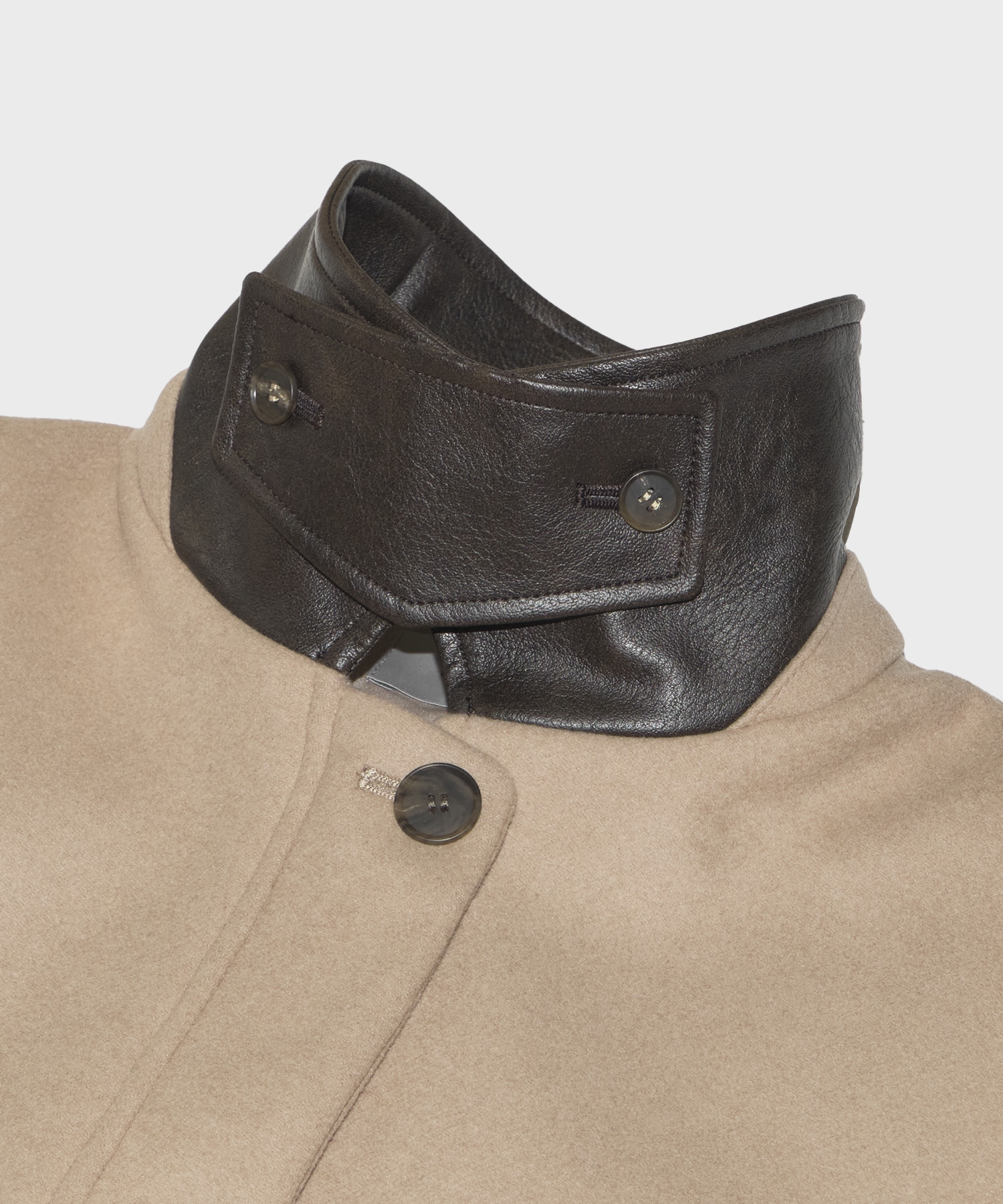 SHORT ZIP UP COAT CONZ