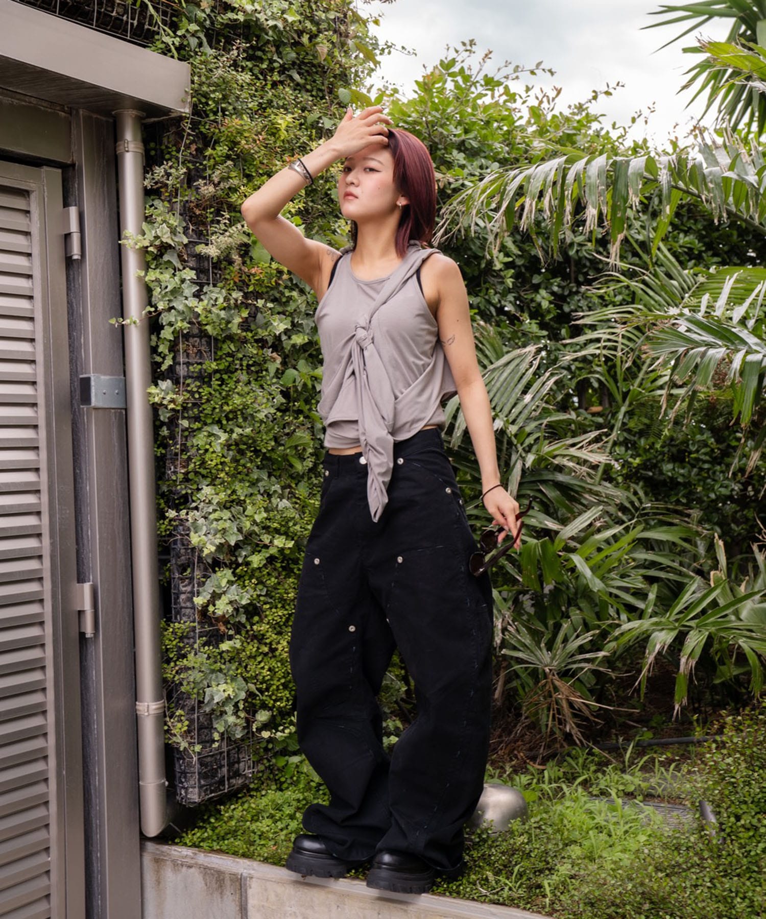 layered long sleeve top CONZ