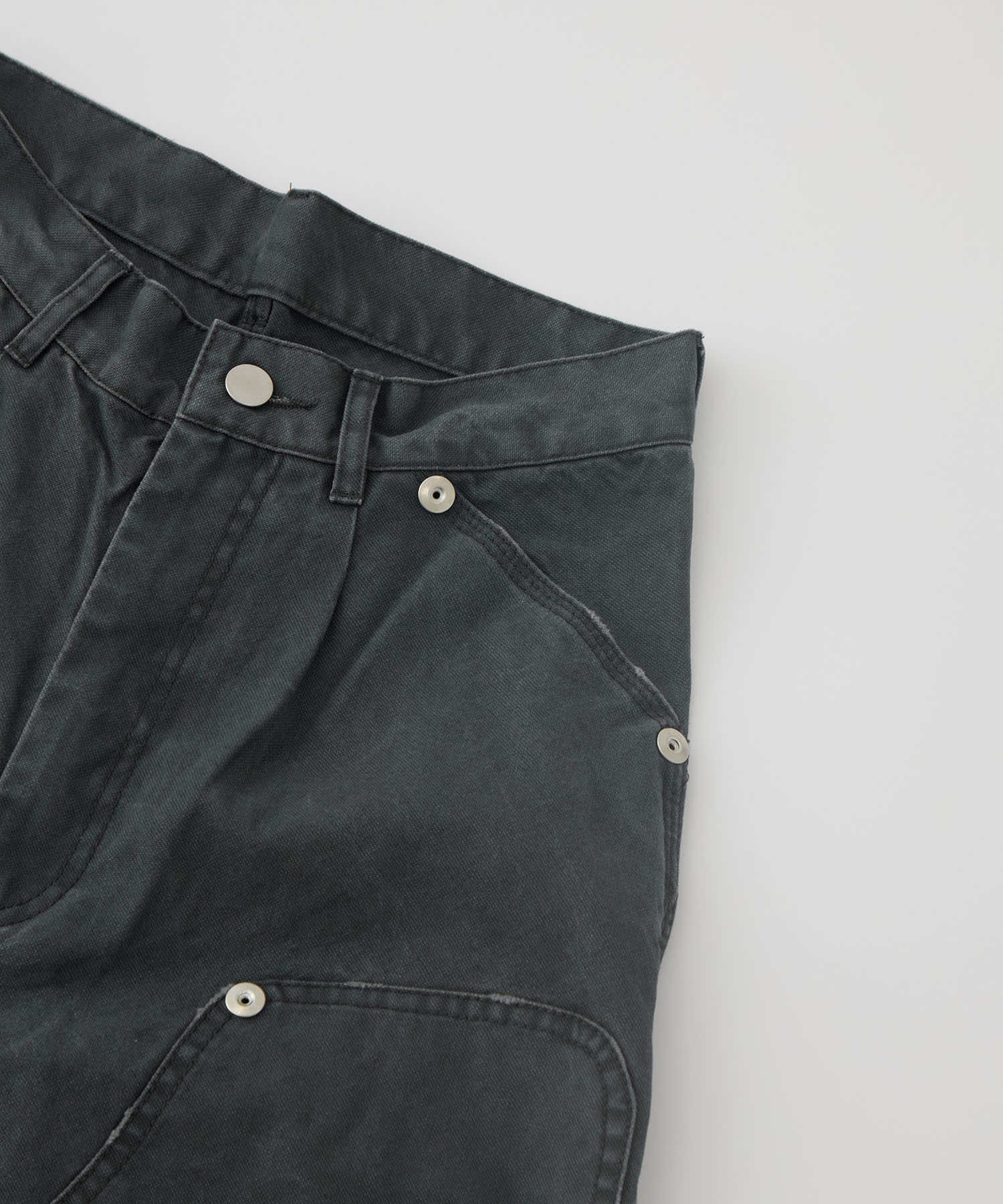 duck double knee curved leg pants CONZ