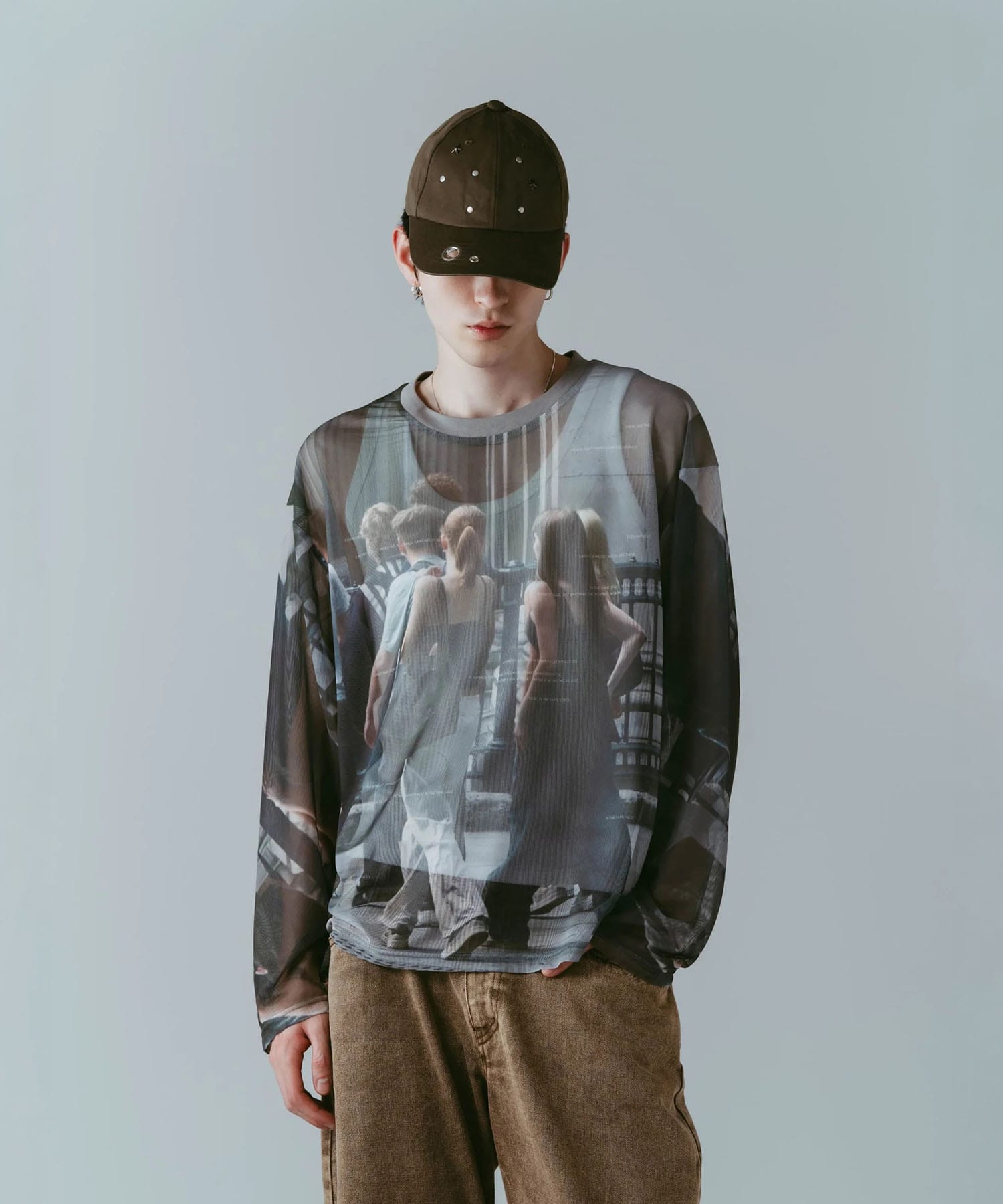 school sheer long-sleeve tee(unisex) Knuth Marf