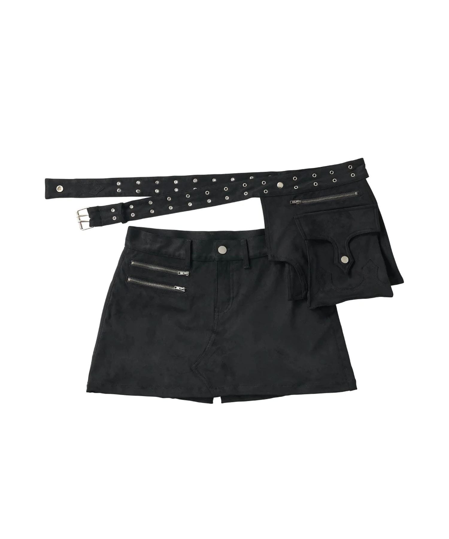 layered suede skort Knuth Marf