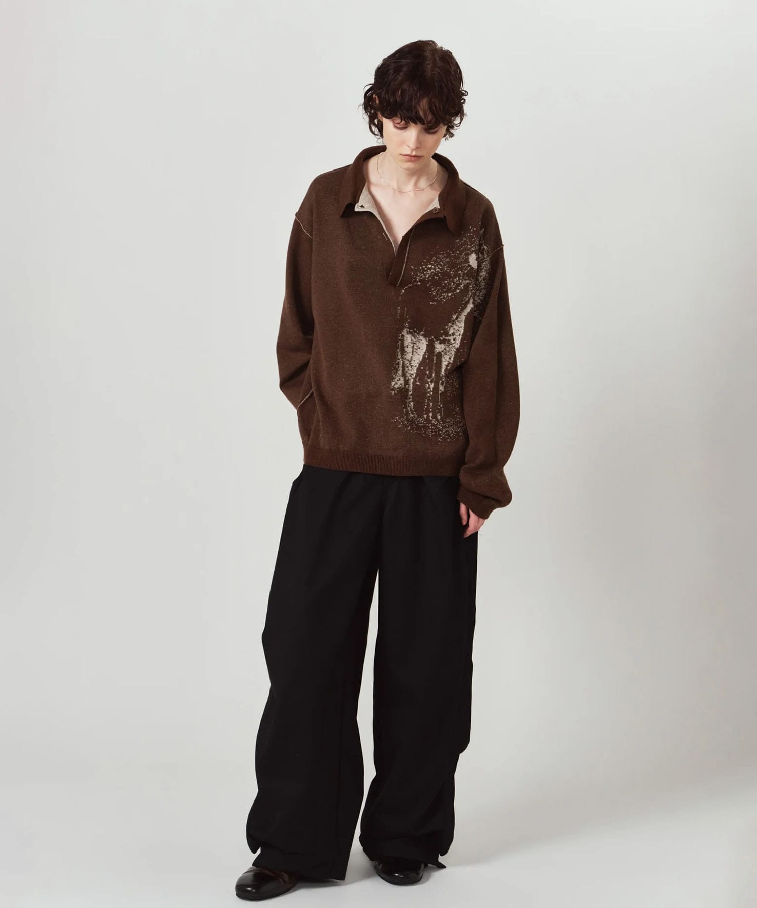 reversible jacquard polo knit Knuth Marf