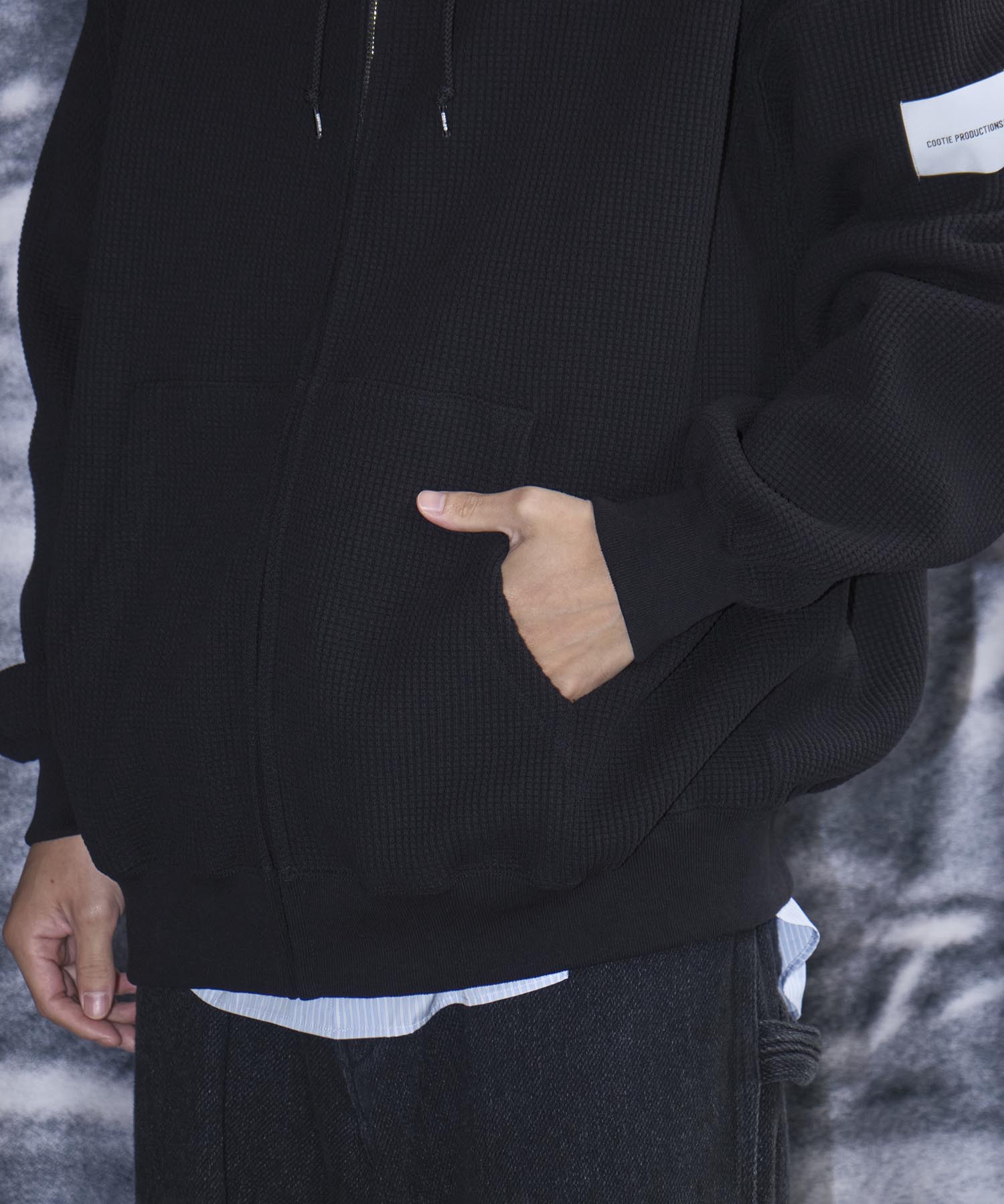 N/C Waffle Zip Hoodie COOTIE PRODUCTIONS
