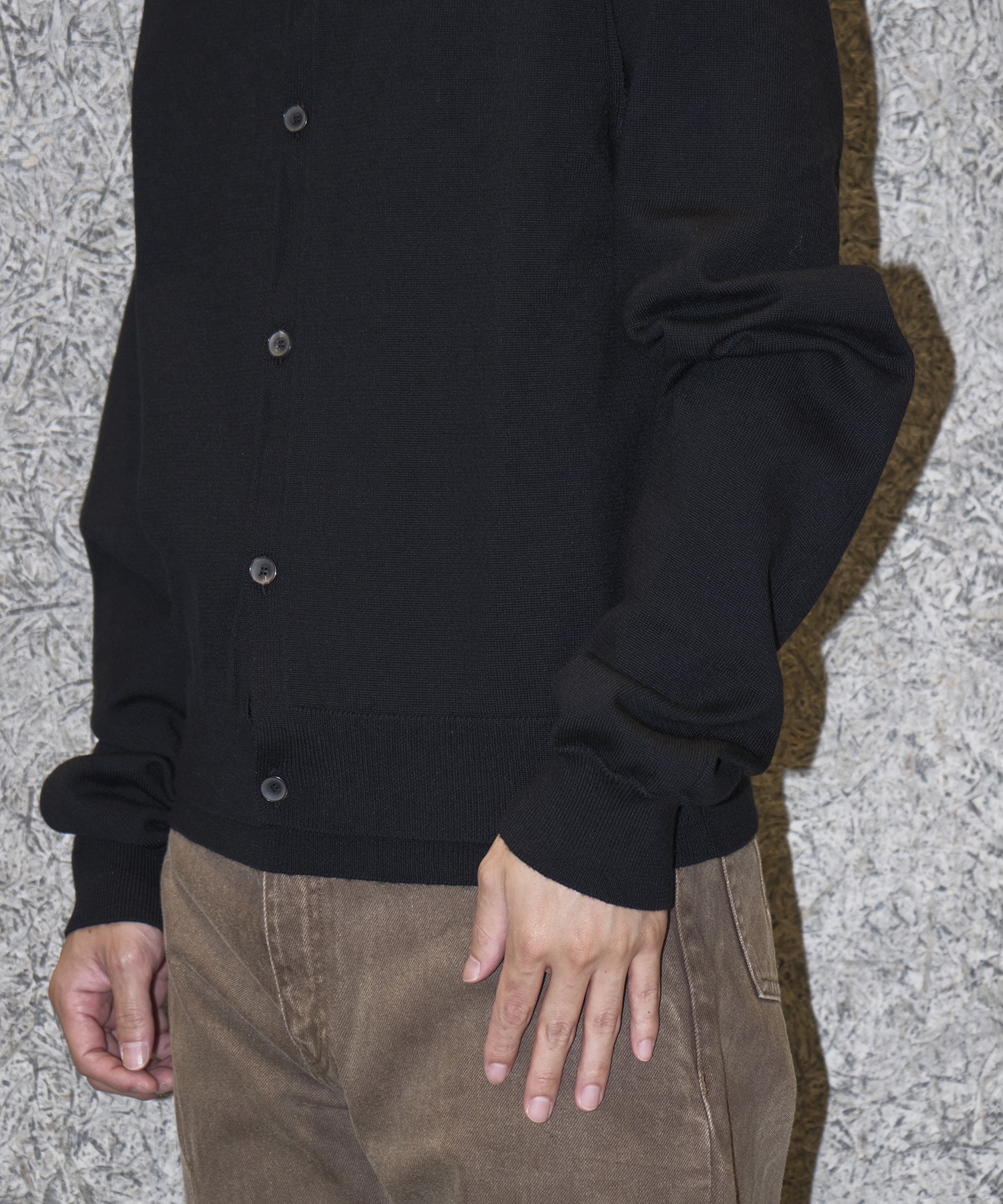 DOUBLE LAYERD SWEATER NVRFRGT