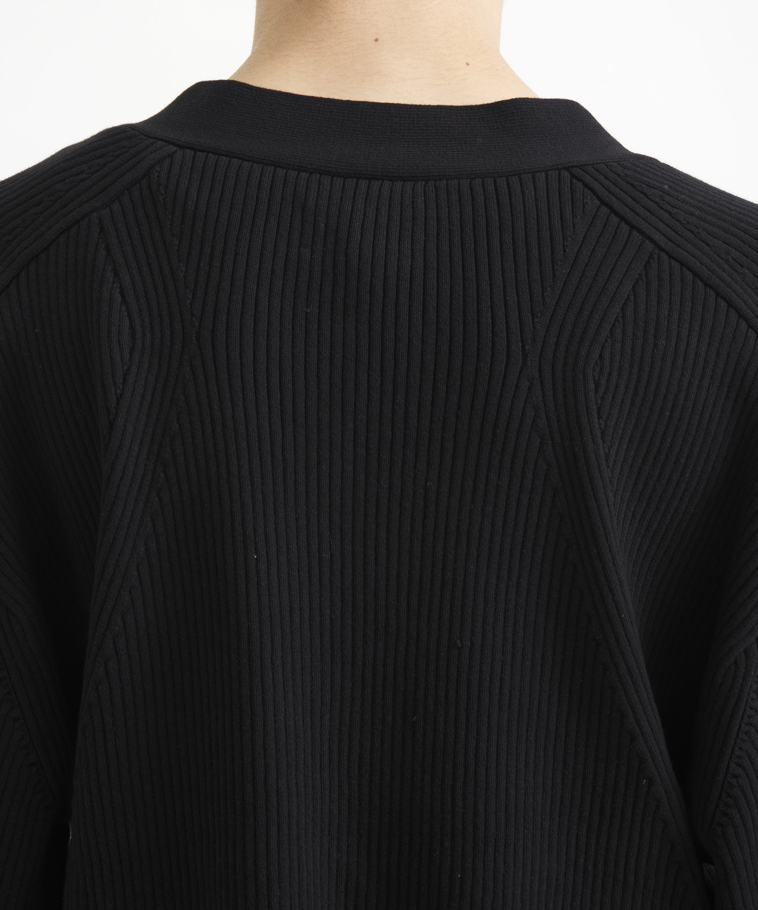 RIB OVER SIZE CARDIGAN CONZ