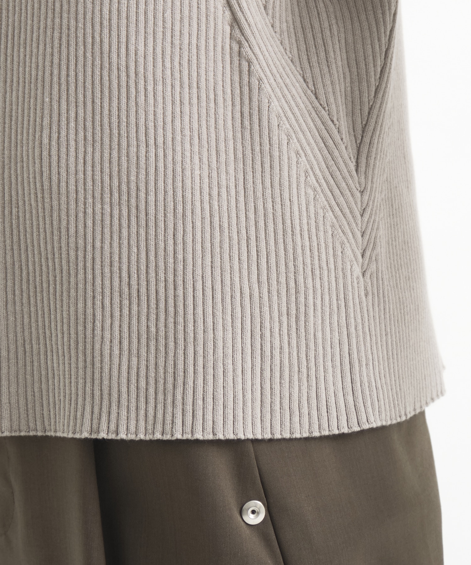 RIBBED SHIRT CARDIGAN CONZ