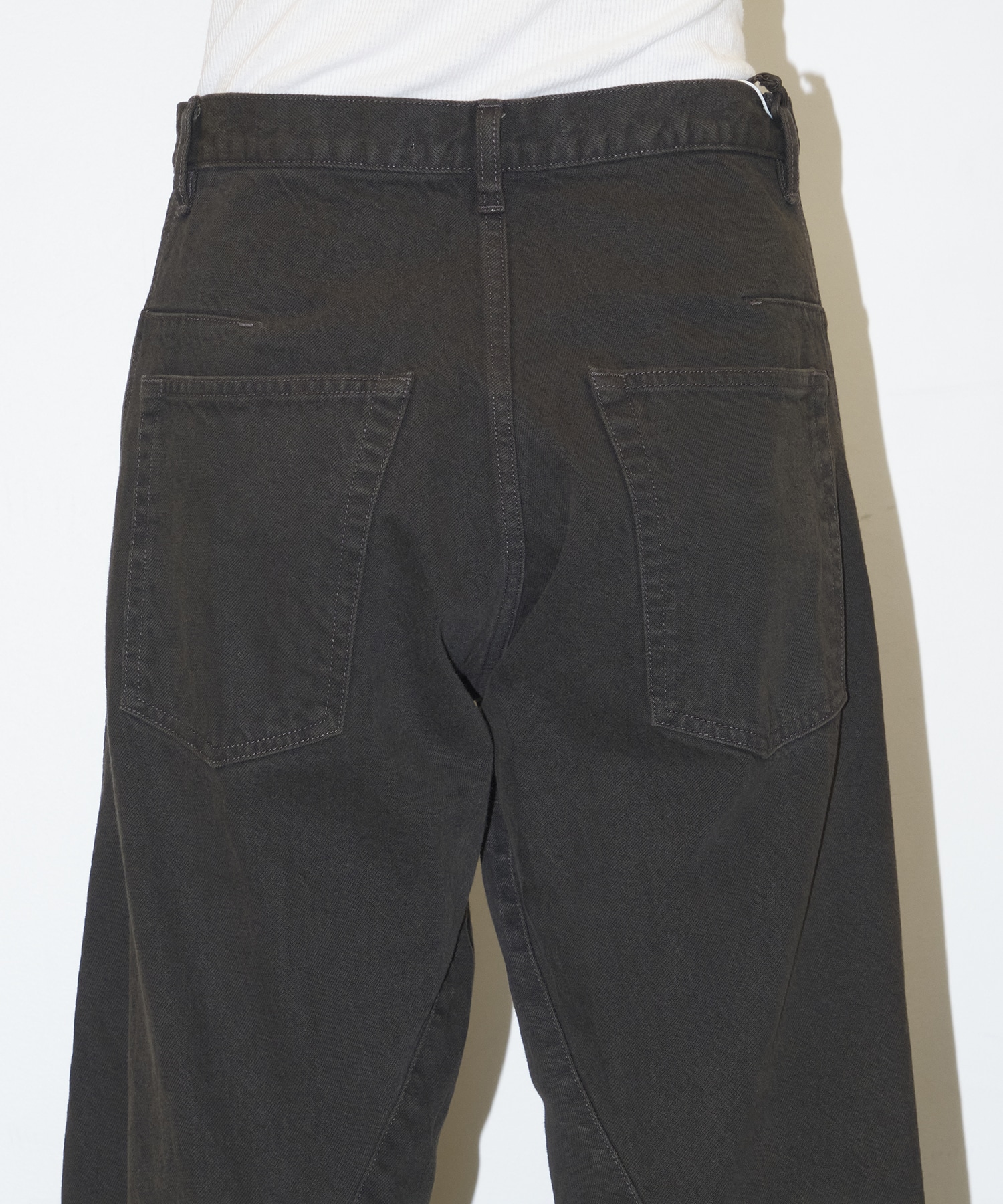 3D TWISTED WIDE LEG JEANS NVRFRGT