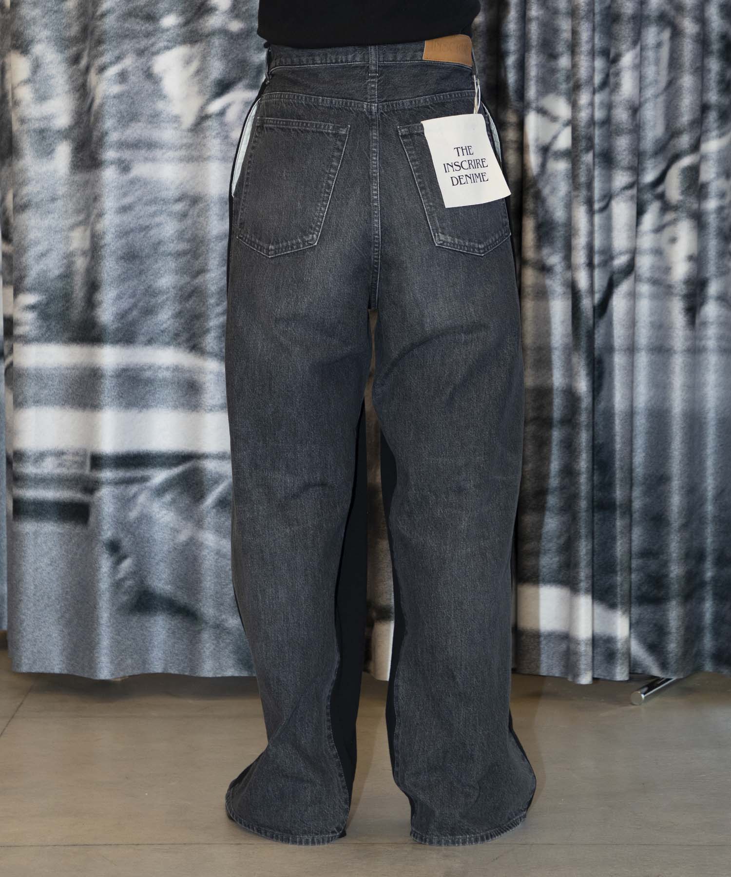 Hybride Sweat Denim Pants INSCRIRE
