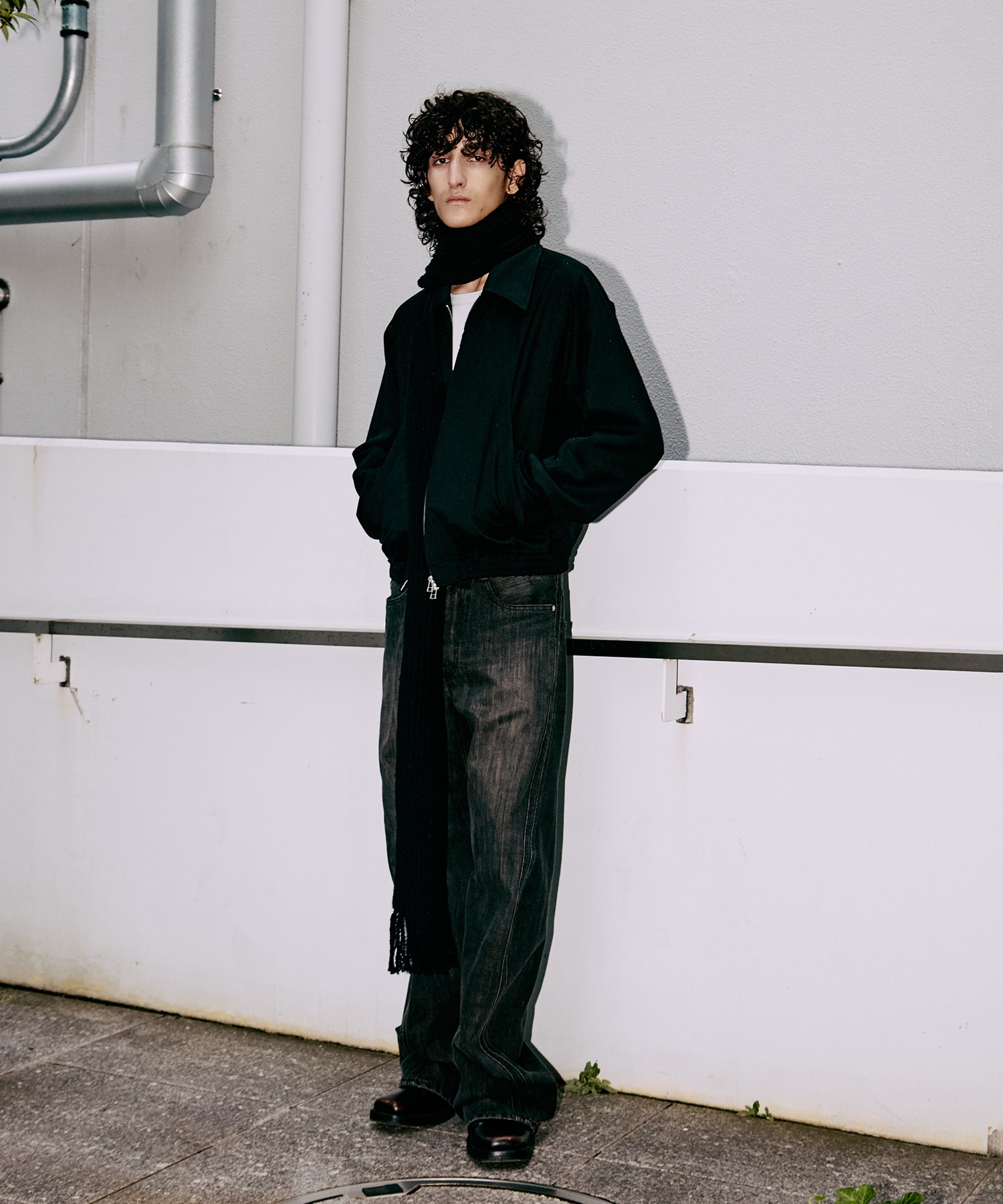 別注 wool utility jacket NVRFRGT