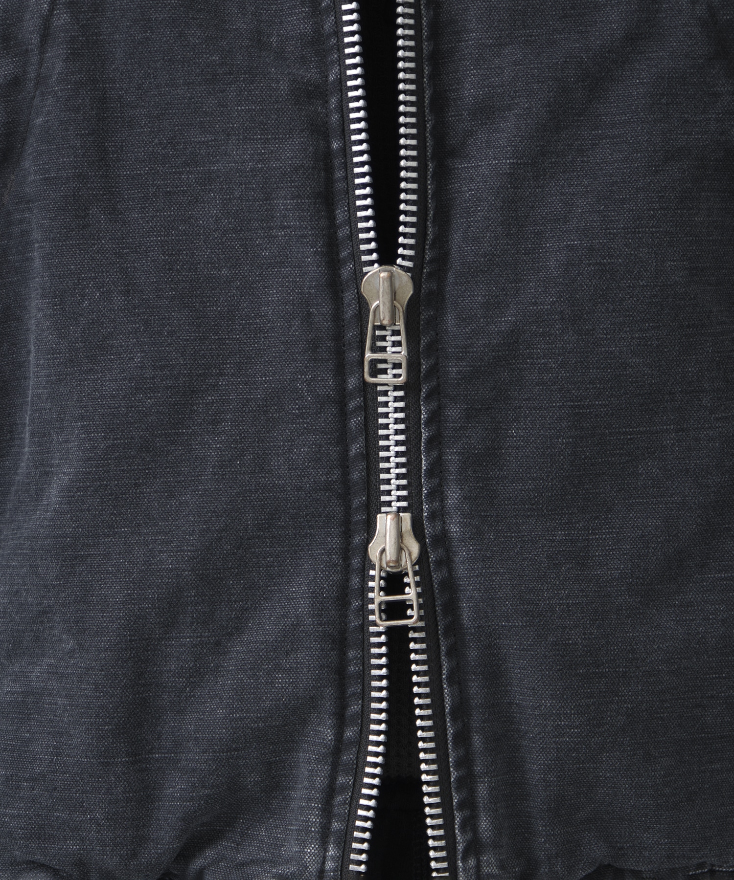 別注 Leather collar utility jacket NVRFRGT