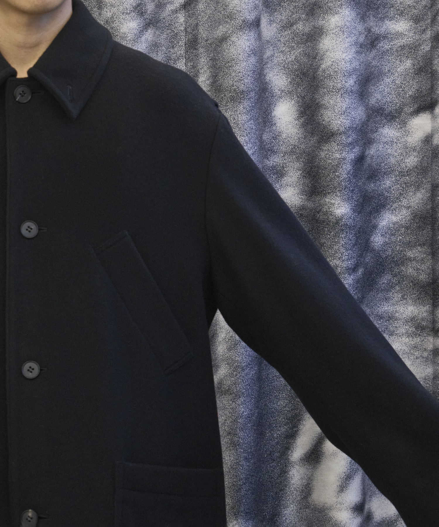 Bal Collar Wool Coat × CONZ MATSUFUJI