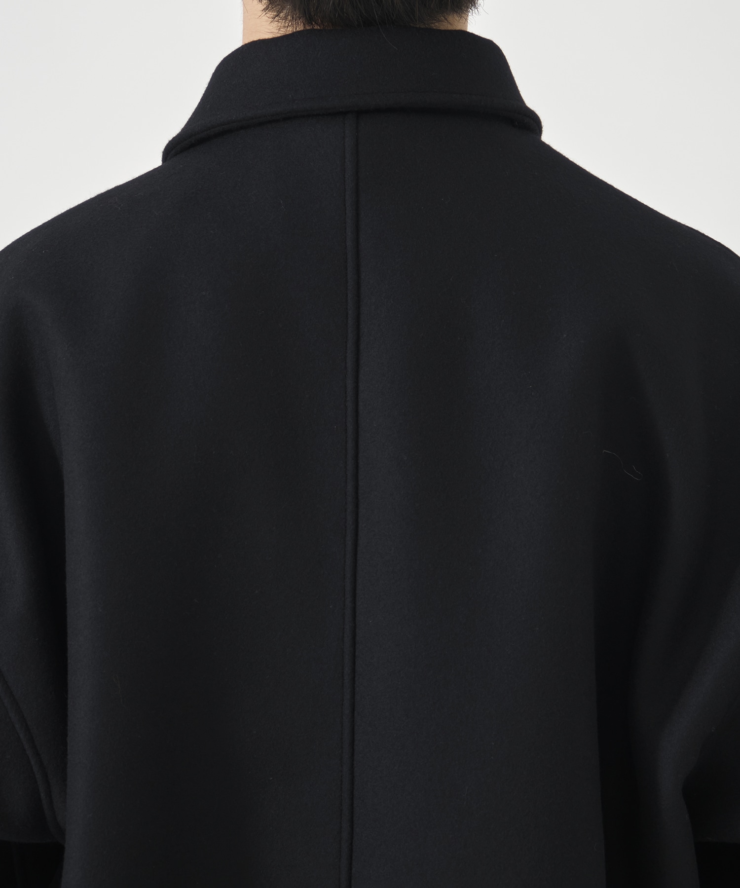 Wool Melton Coverall(S BLACK): COOTIE PRODUCTIONS: MENS｜CONZ