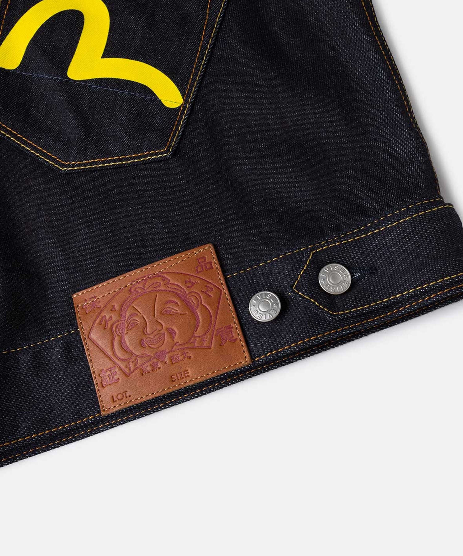 HT MULTI-POCKET DENIM JACKET EVISU