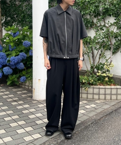 summer baloon short sleeve shirts CONZ