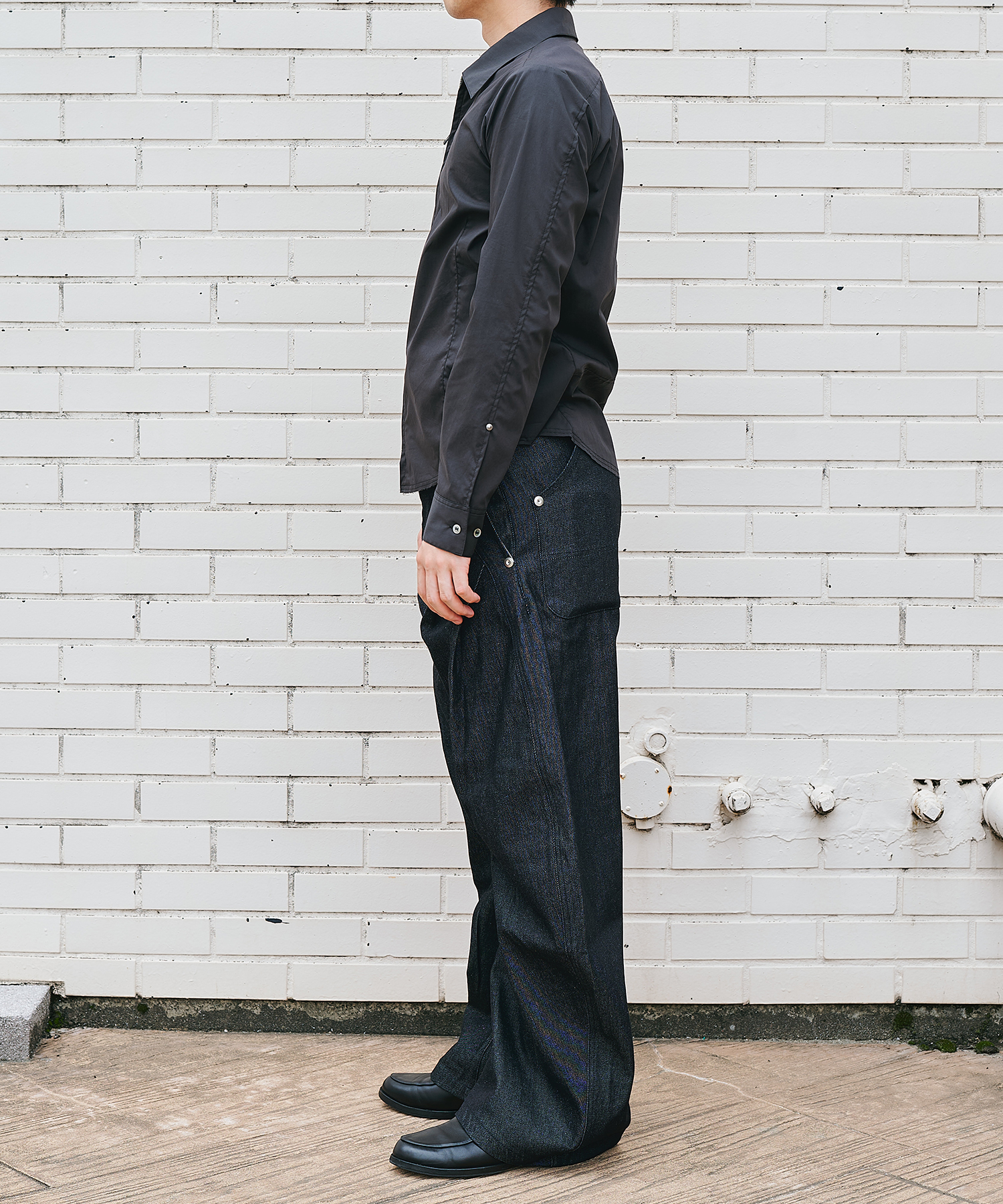 15oz selvedge curve leg jeans CONZ