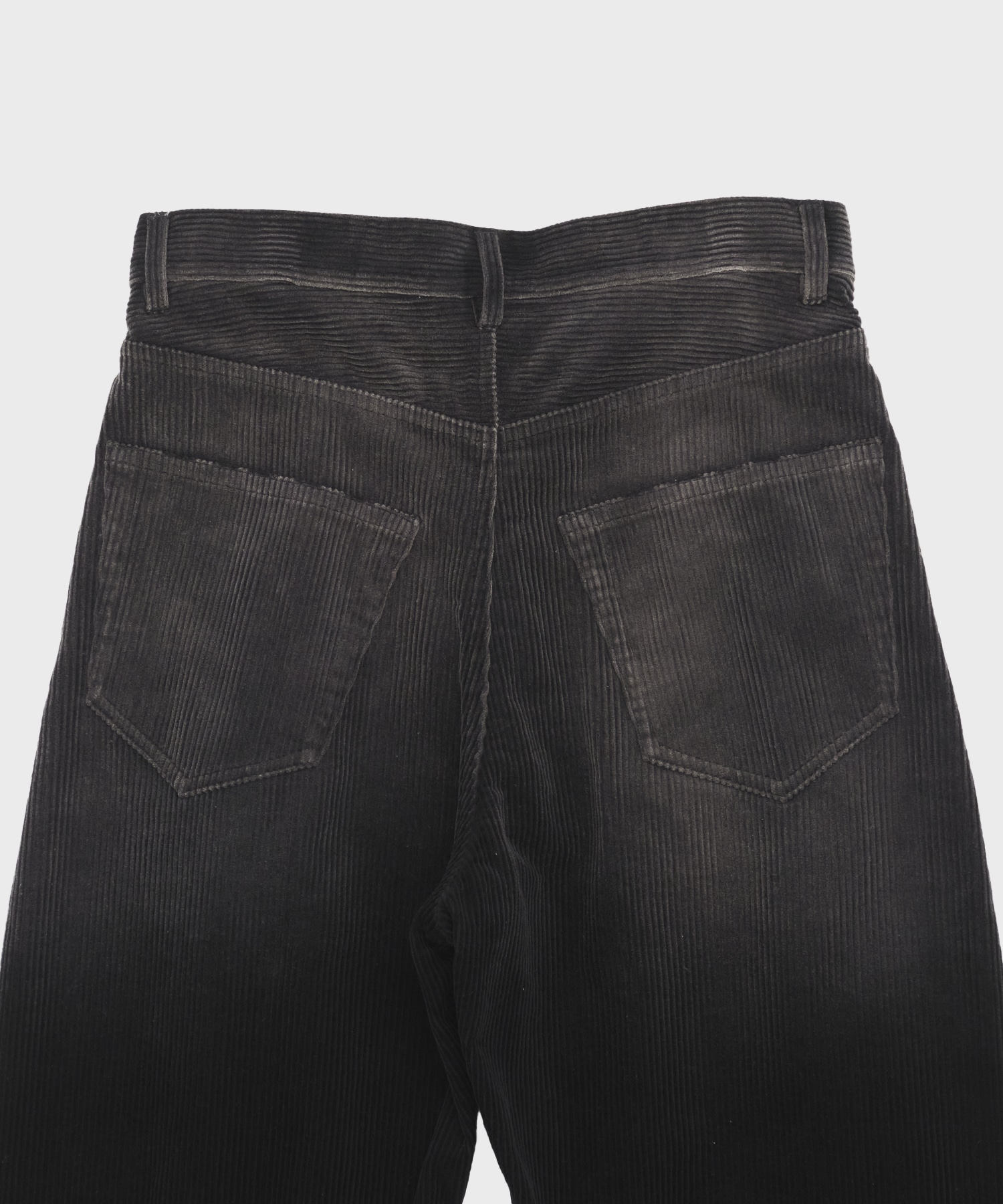 CORDUROY BLAST PAINT CURVED LEG PANTS CONZ