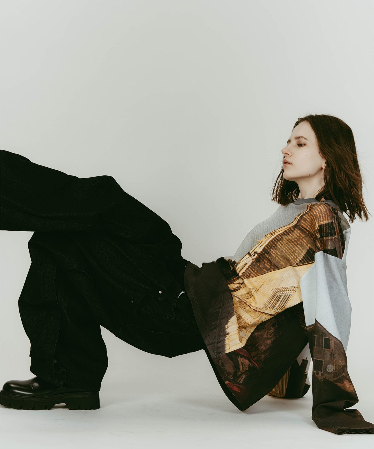 scenery print long sleeve tee Knuth Marf