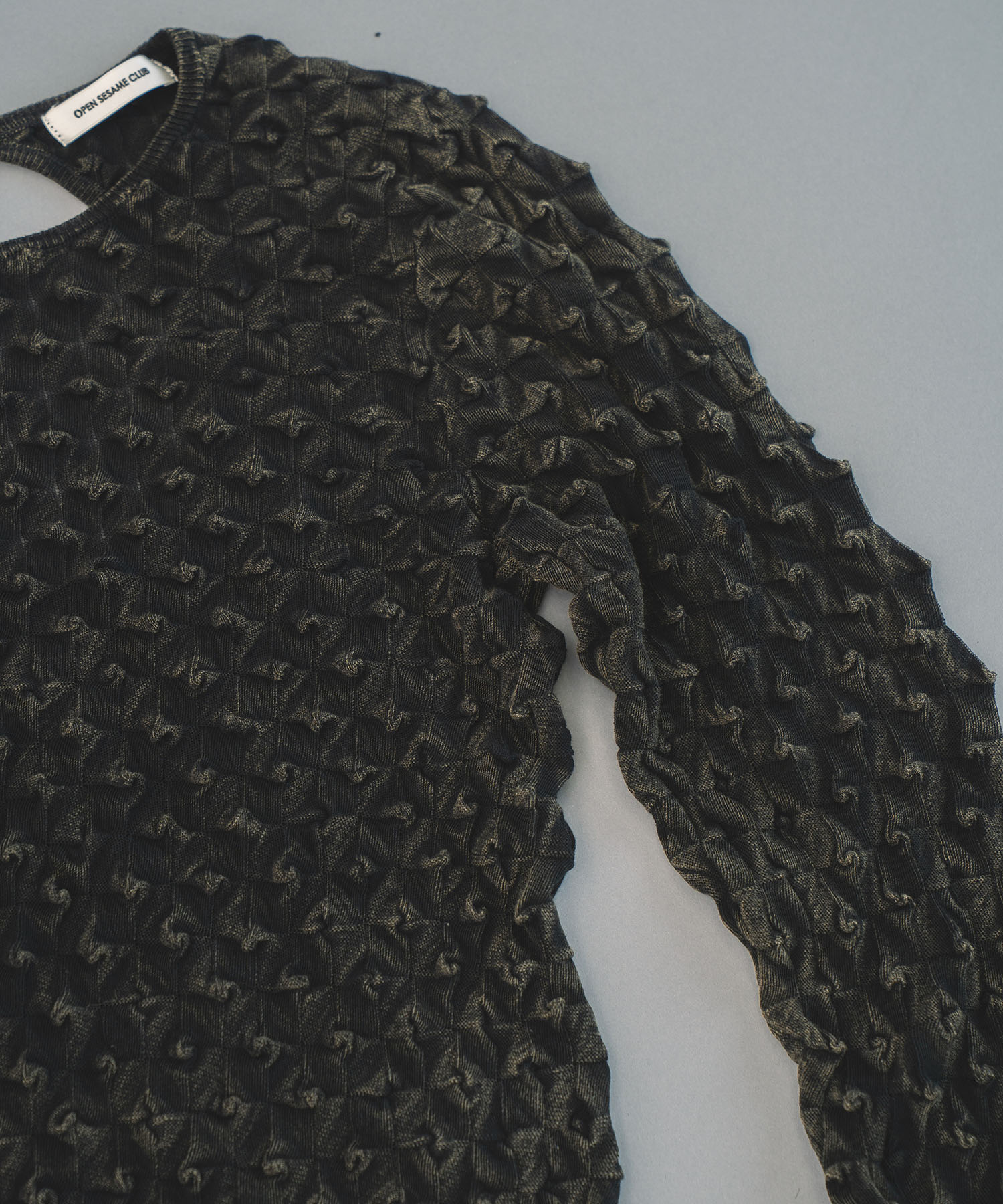 ice cotton tops stone wash OPEN SESAME CLUB