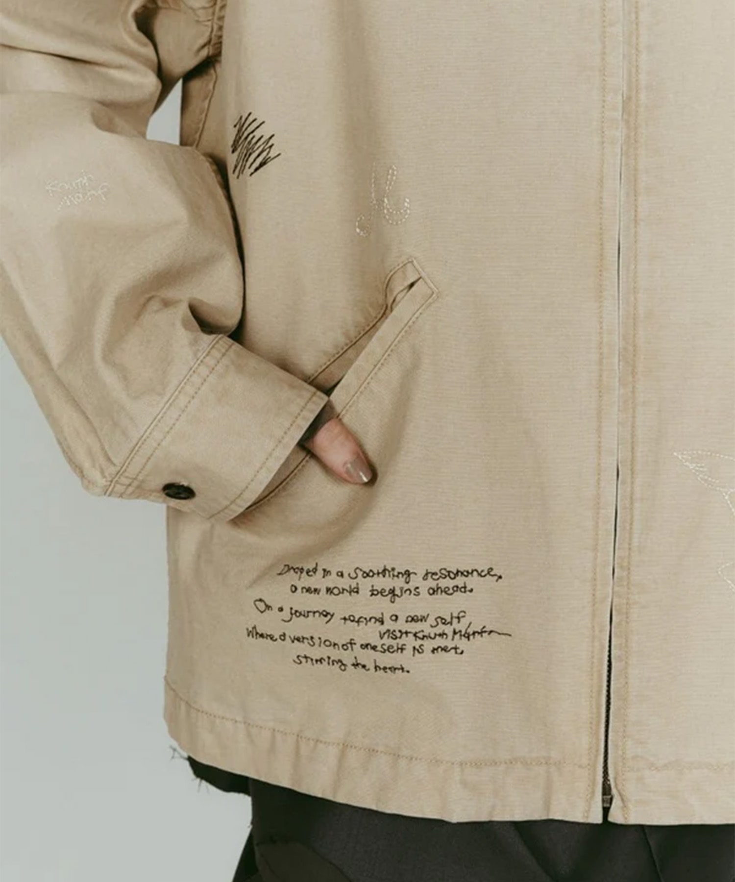 embroidered jacket(unisex) Knuth Marf