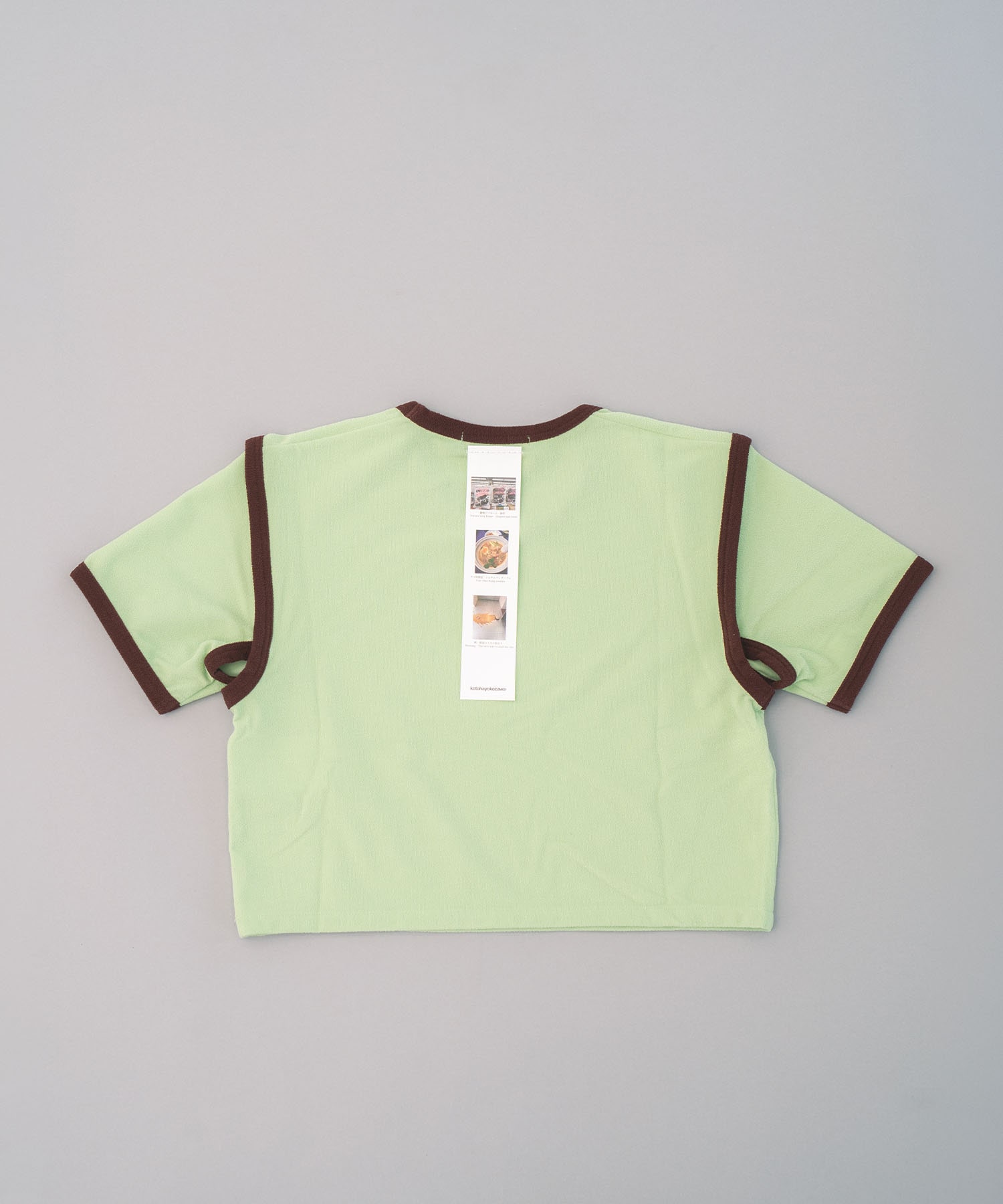 別注 STRETCH PILE RINGER SHORT TEE kotohayokozawa