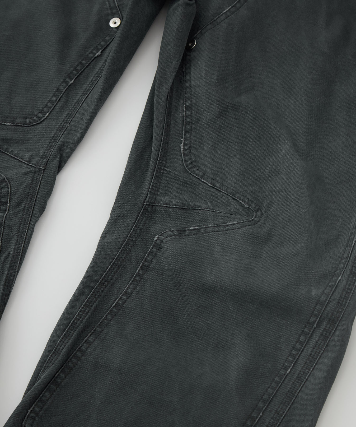 duck double knee curved leg pants CONZ