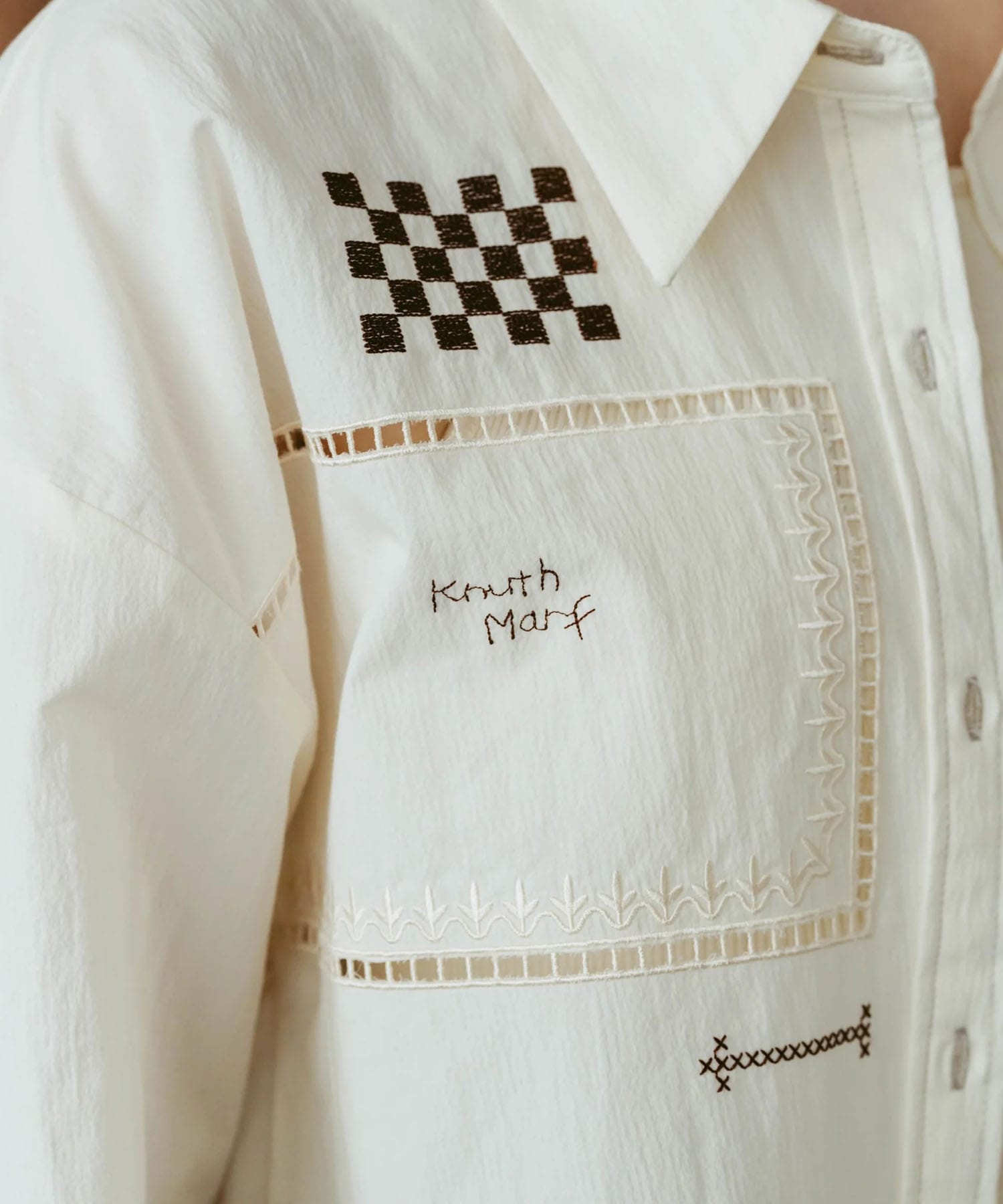 embroidered shirt(unisex) Knuth Marf