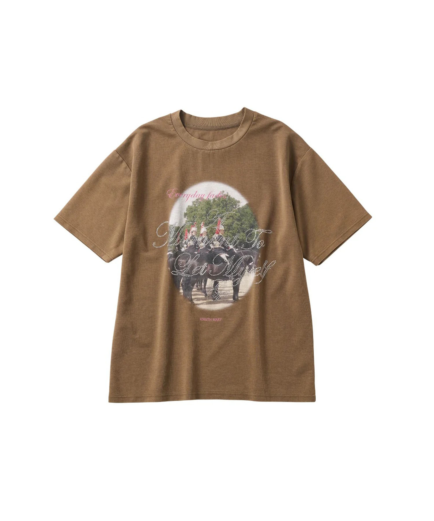 rhinestone graphic tee(unisex) Knuth Marf