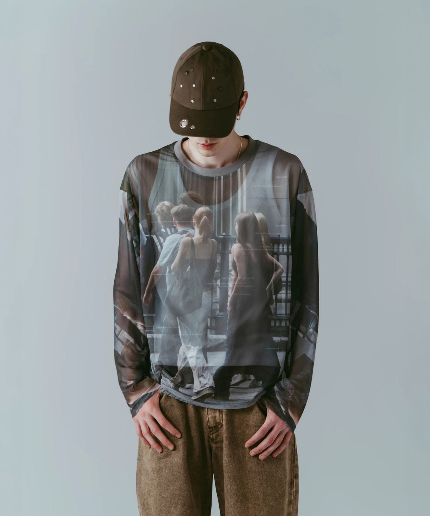 school sheer long-sleeve tee(unisex) Knuth Marf
