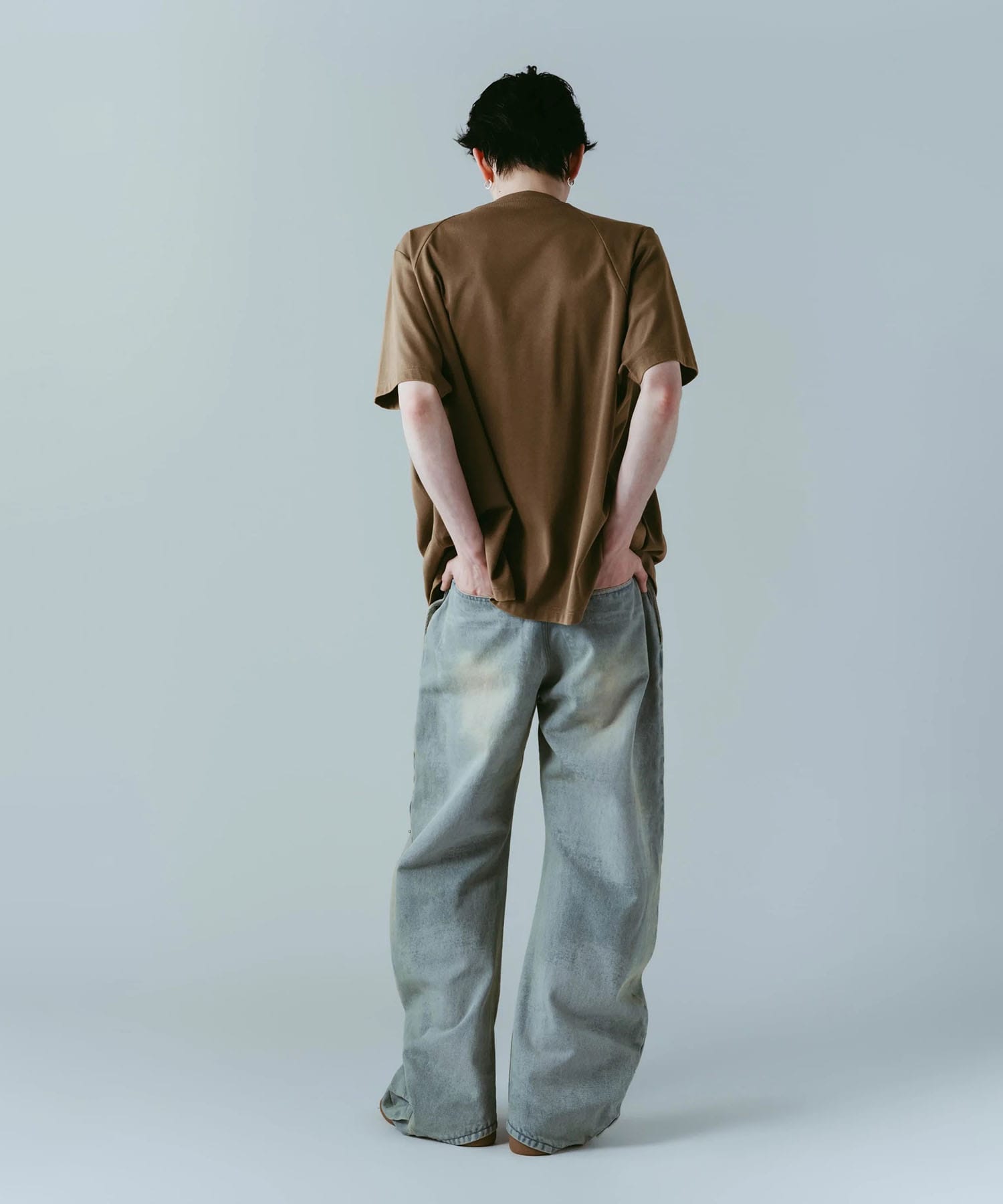 tuck detail oversized tee(unisex) Knuth Marf