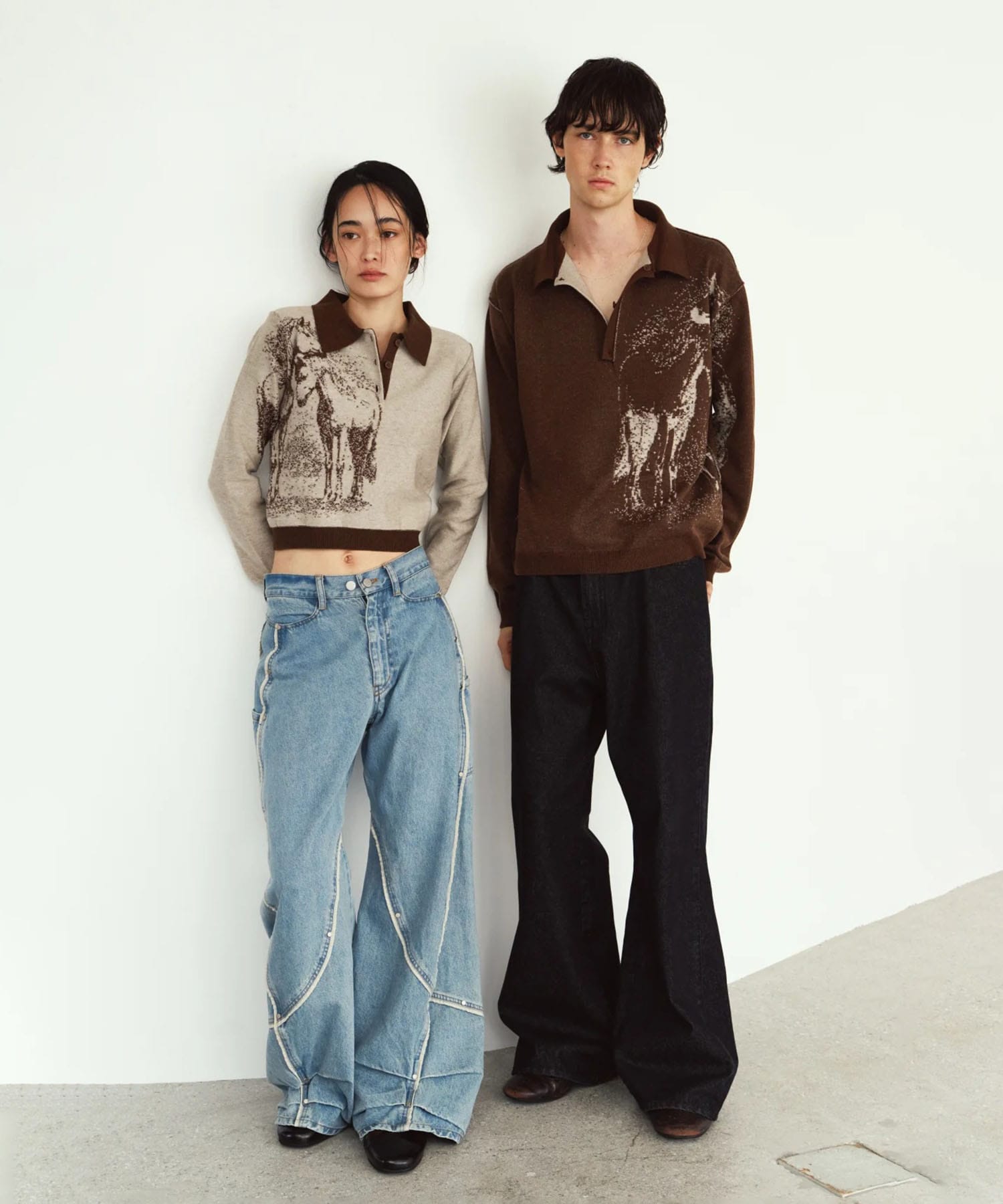 reversible jacquard polo knit Knuth Marf