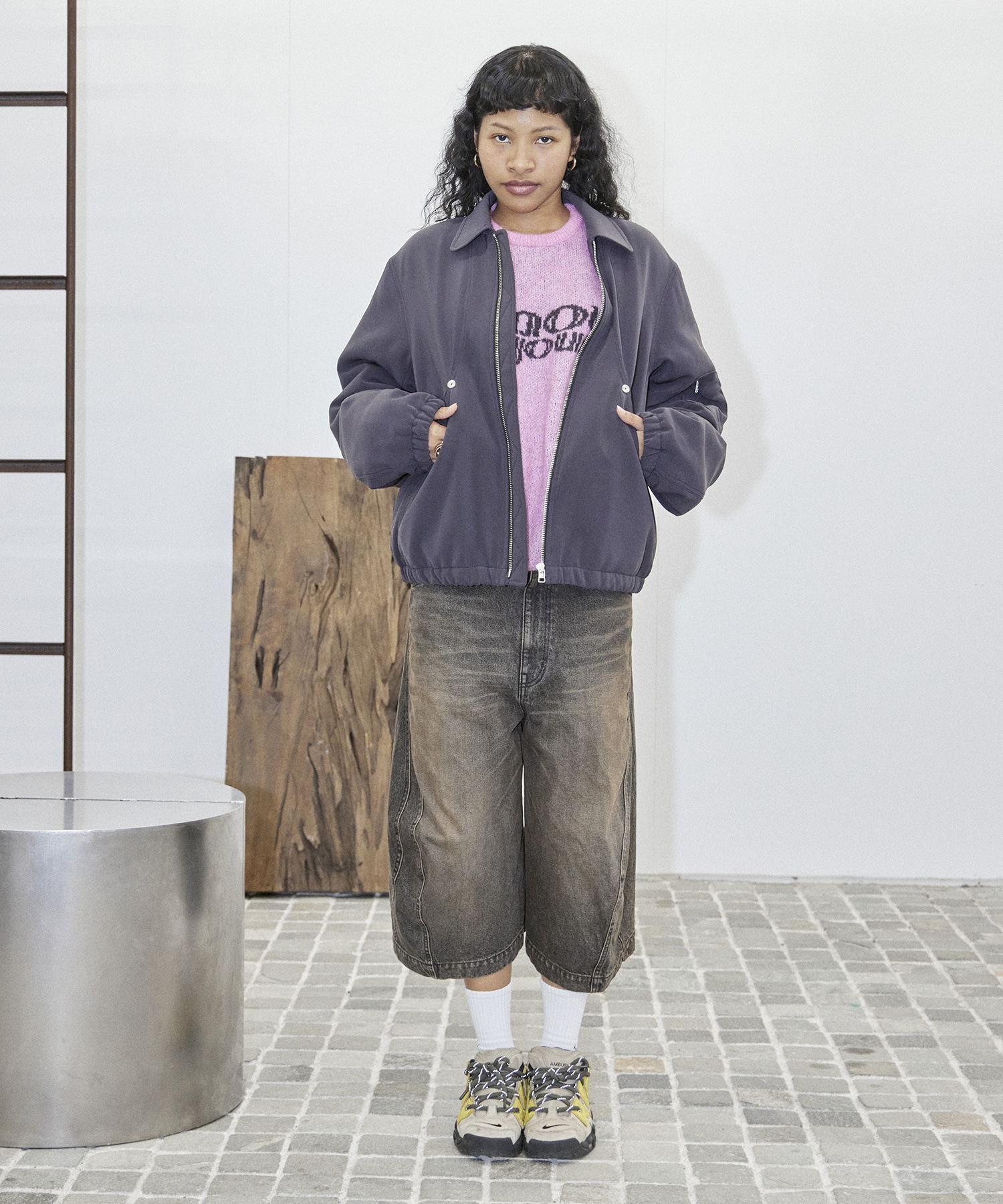 ショートボンバージャケット CONZ