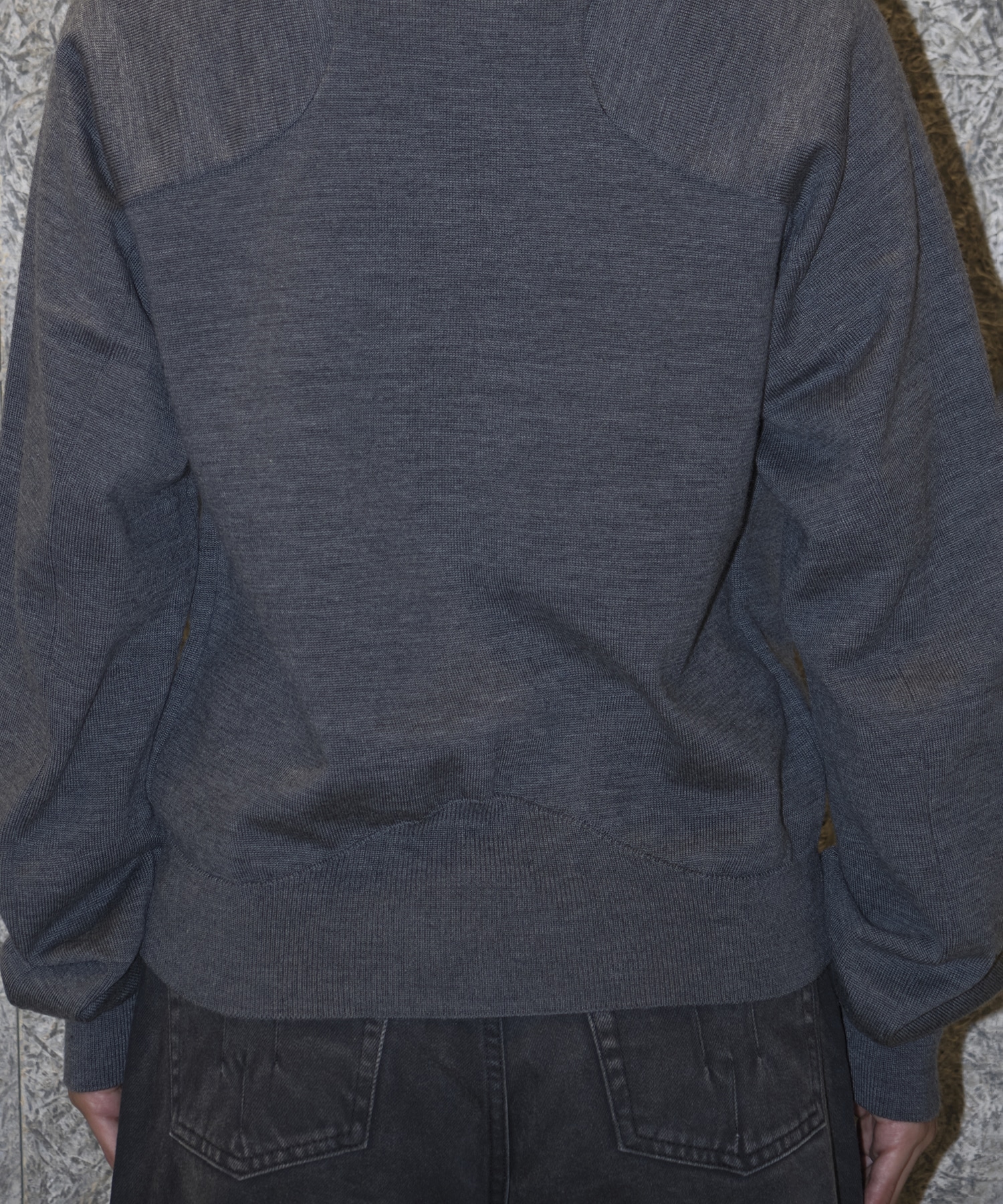 DOUBLE LAYERD SWEATER NVRFRGT