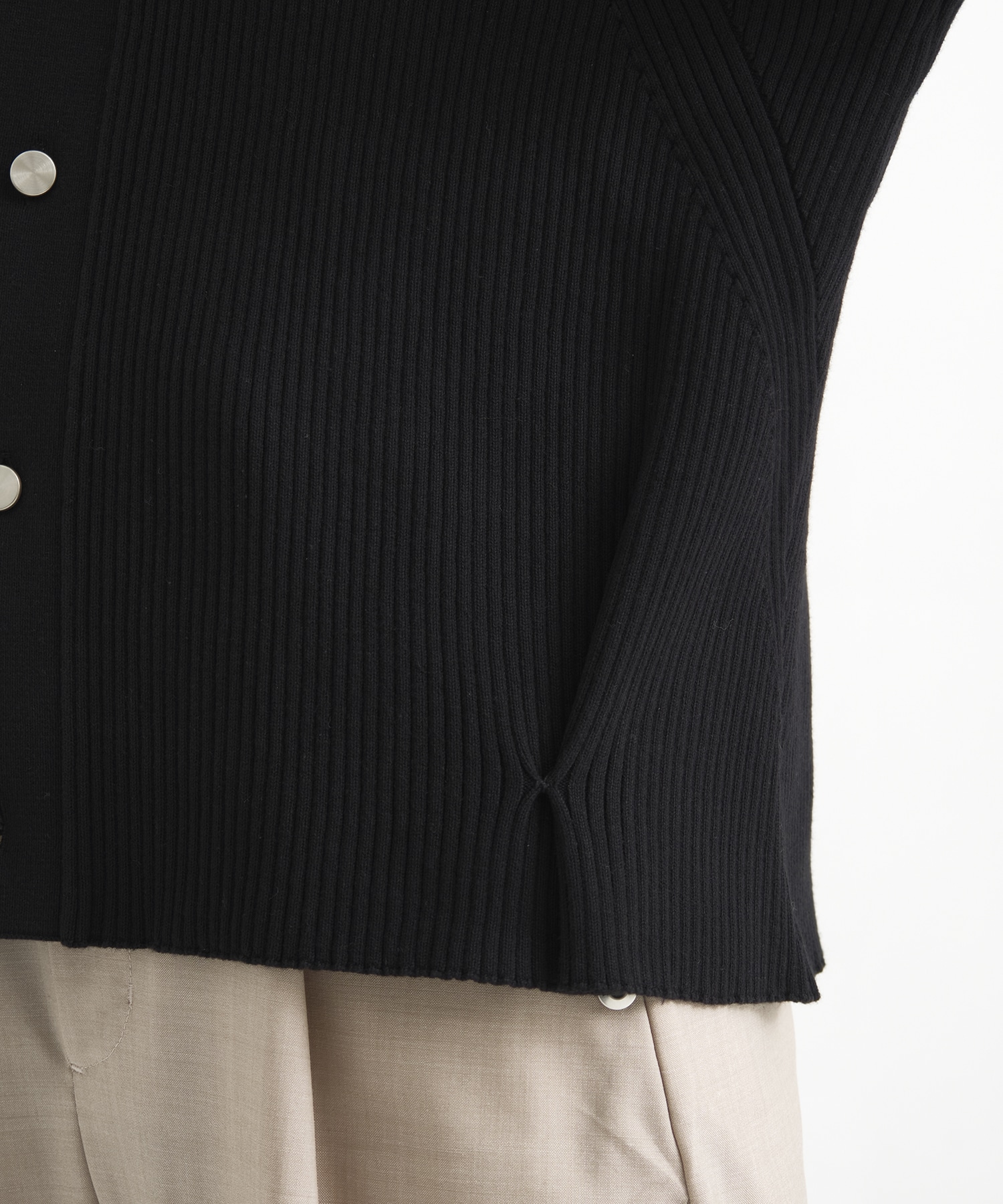 RIB OVER SIZE CARDIGAN CONZ