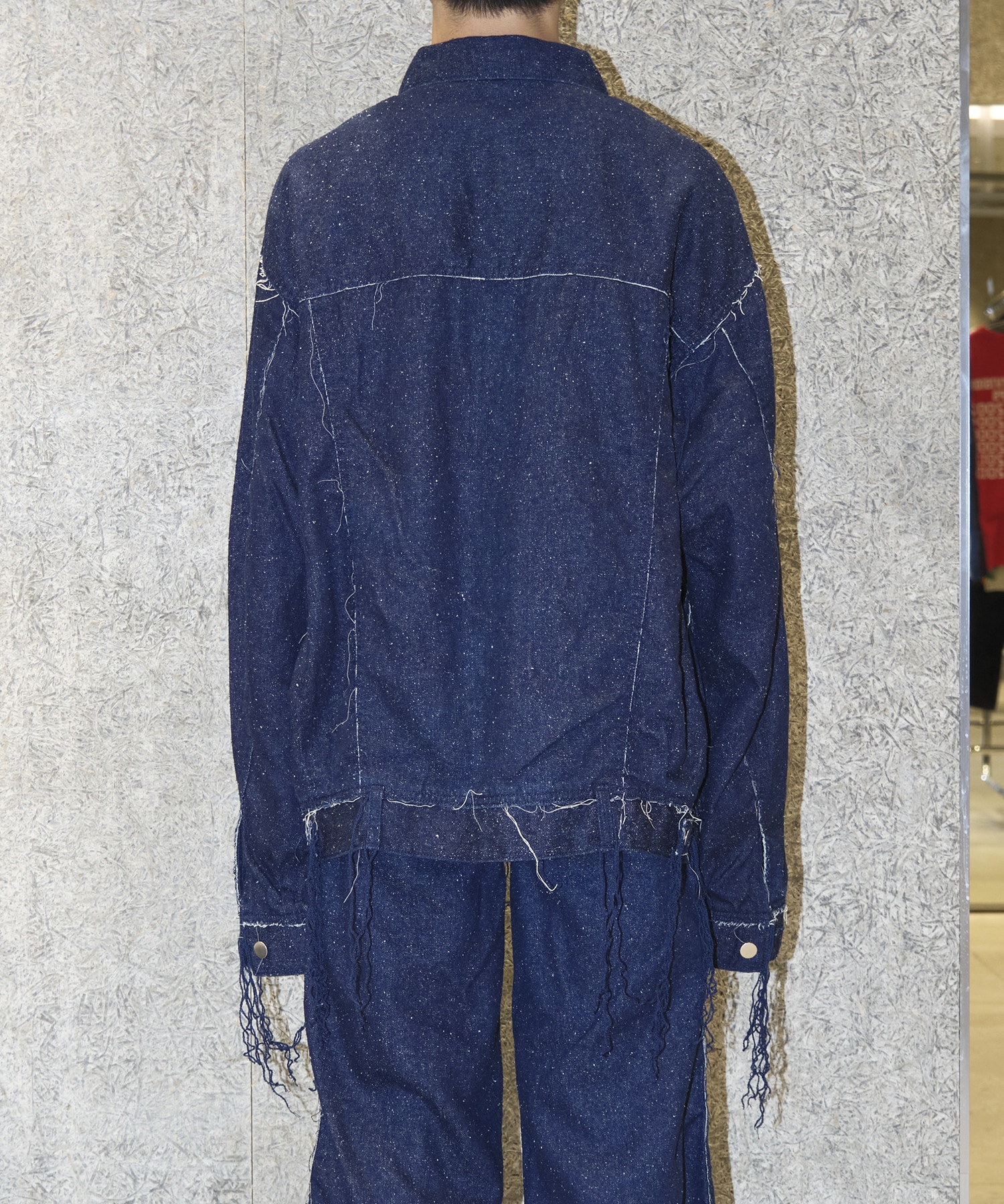 SILK DENIM JACKET Midorikawa