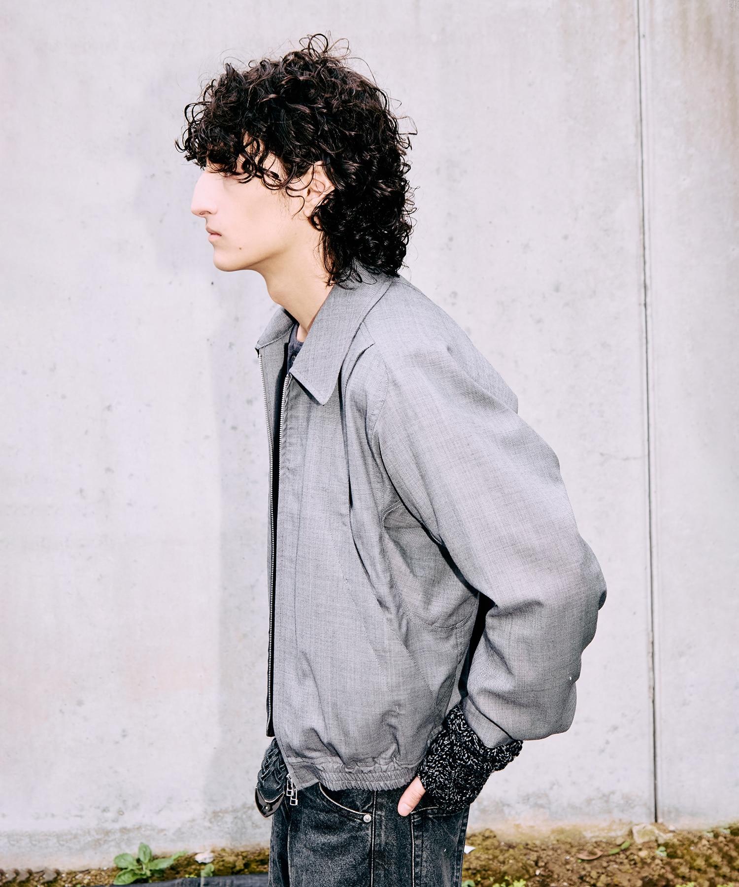 別注 wool utility jacket NVRFRGT