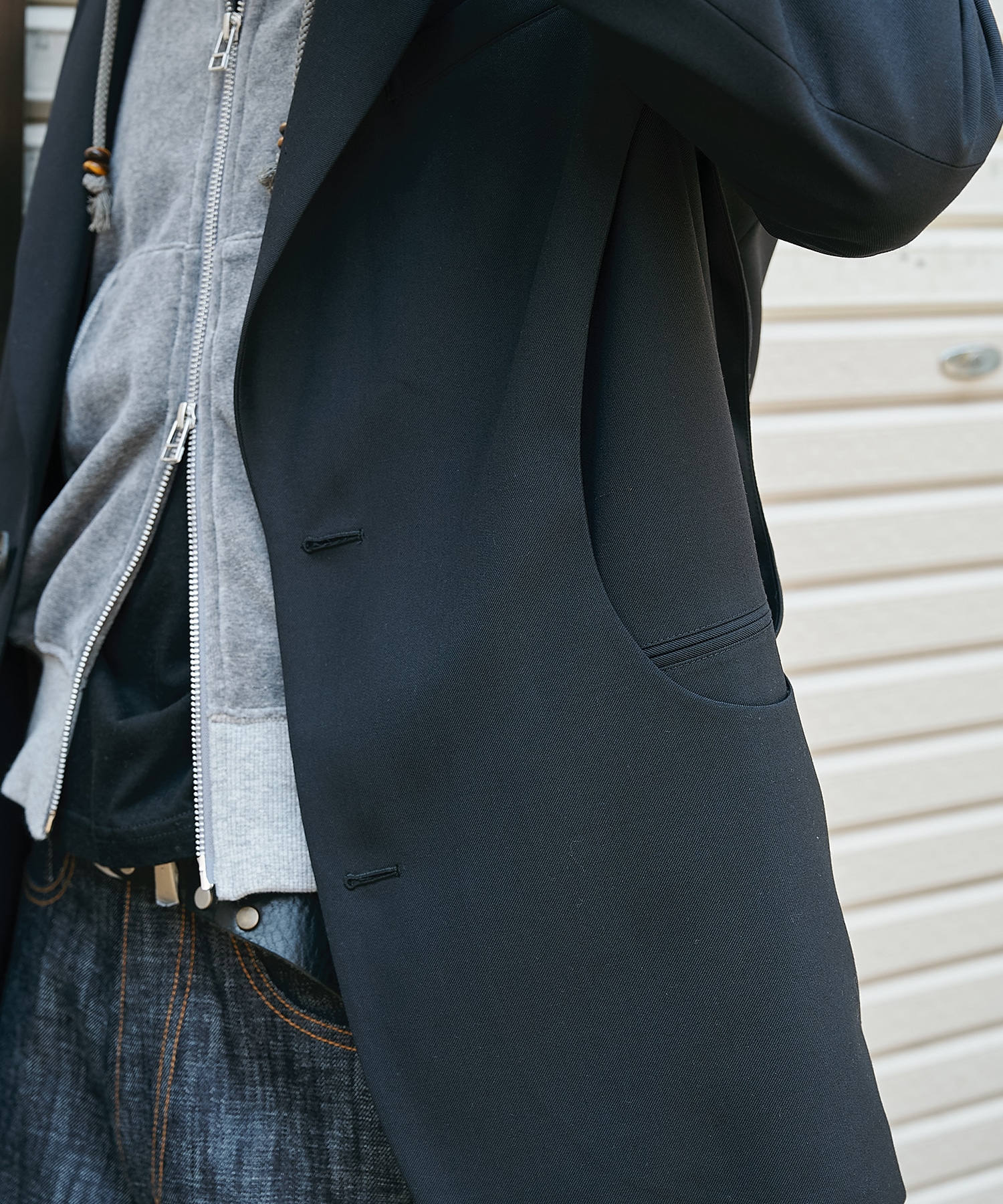 SINGLE-BREASTED BLAZER NVRFRGT
