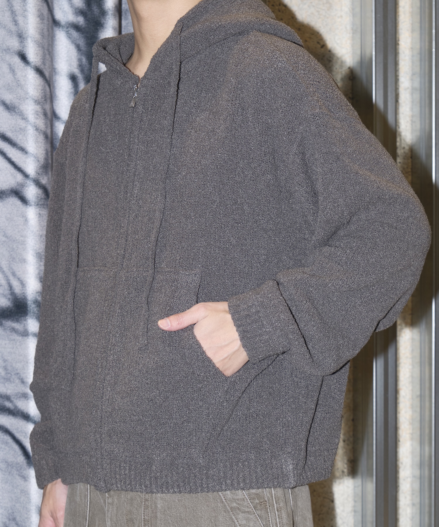 WOOL TERRY KNIT ZIP HOODIE SimplyComplicated