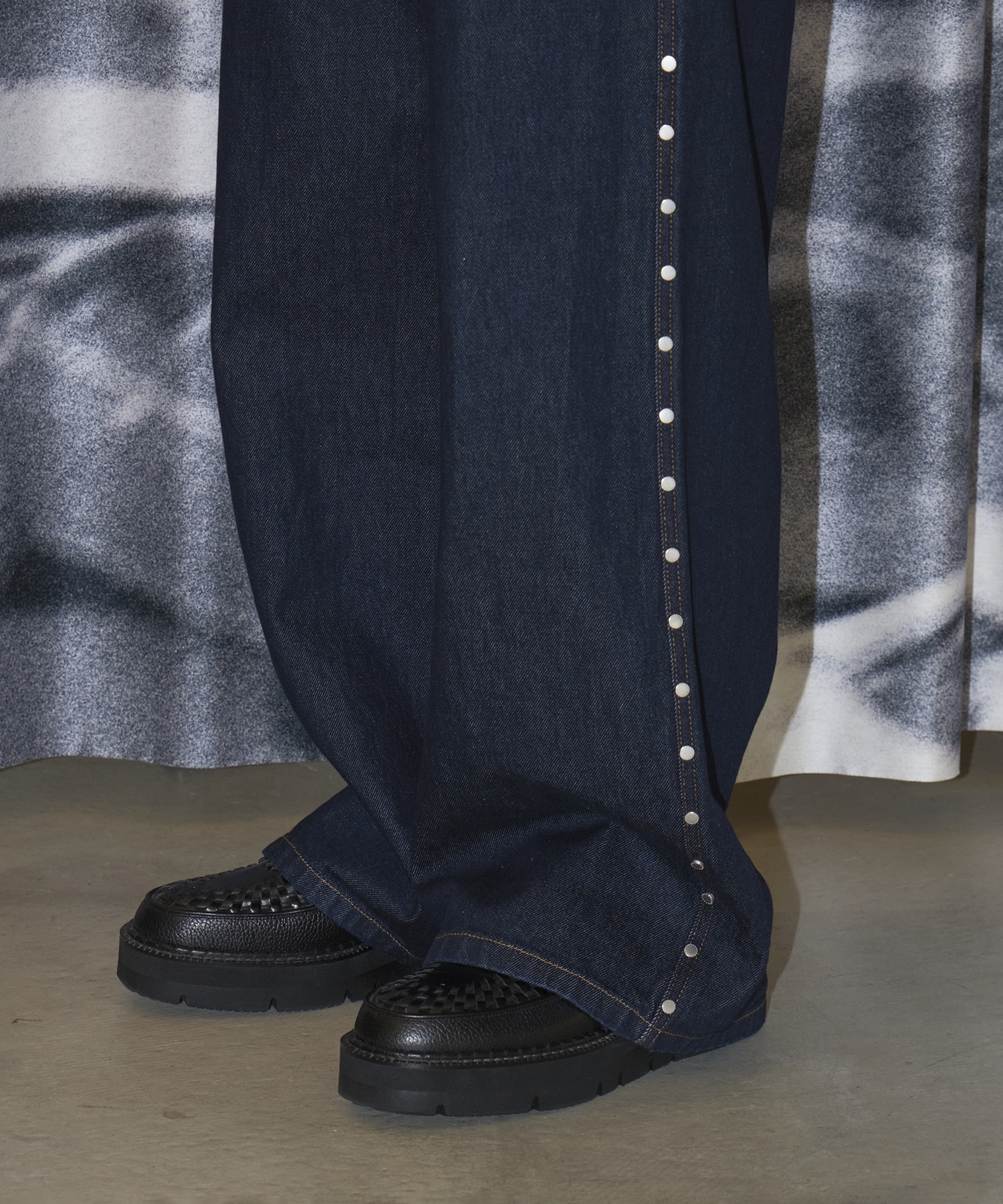 SUPER BAGGY STUDDED PANTS AFB
