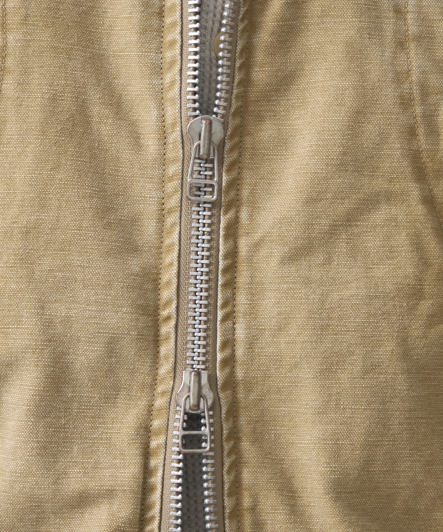 別注 Leather collar utility jacket NVRFRGT