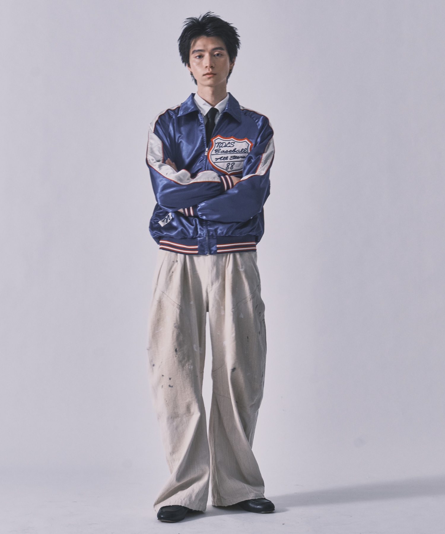 Stadium Jacket Poly Sateen Needles