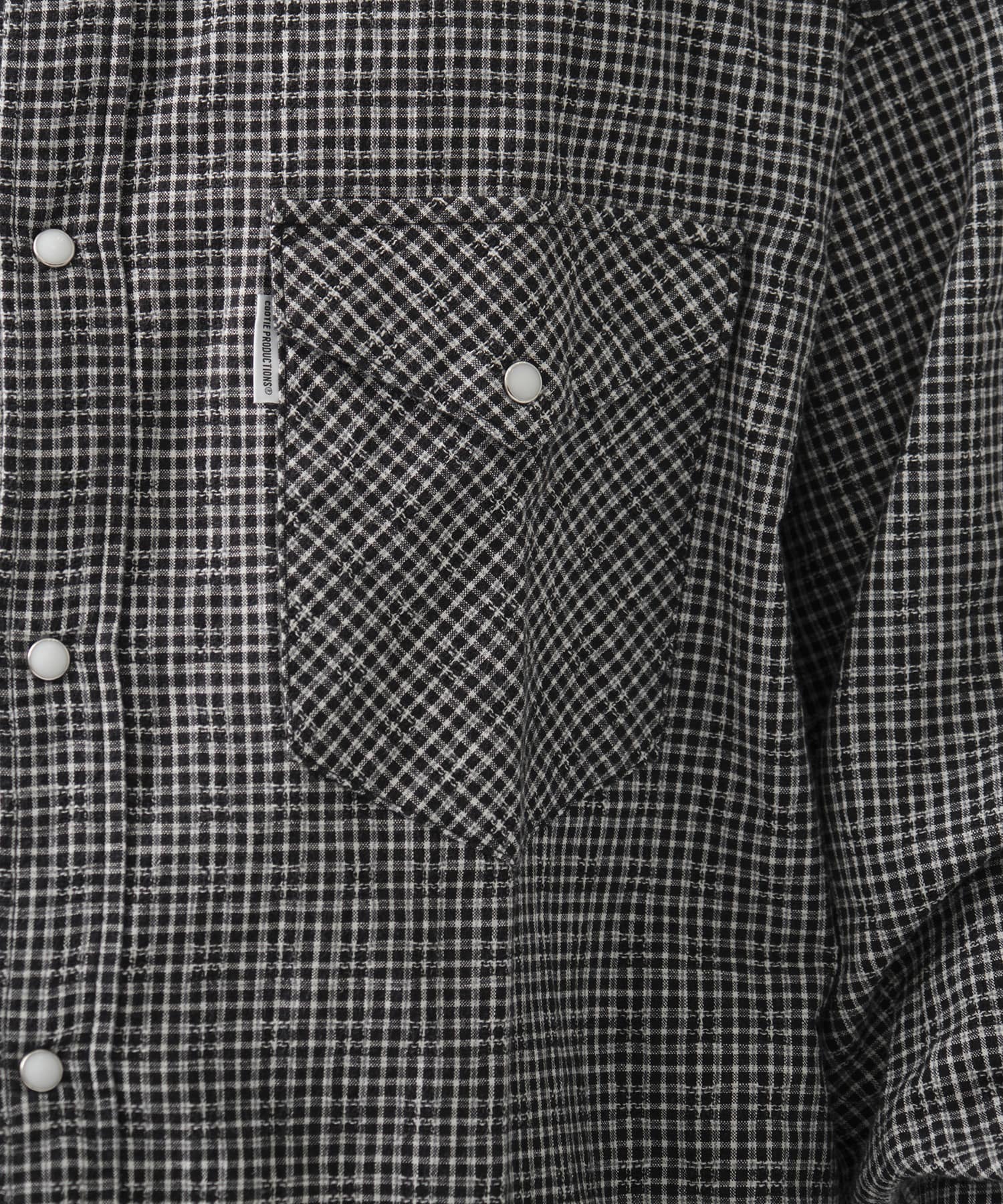 Dobby Gingham Check L/S Western Shirt COOTIE PRODUCTIONS