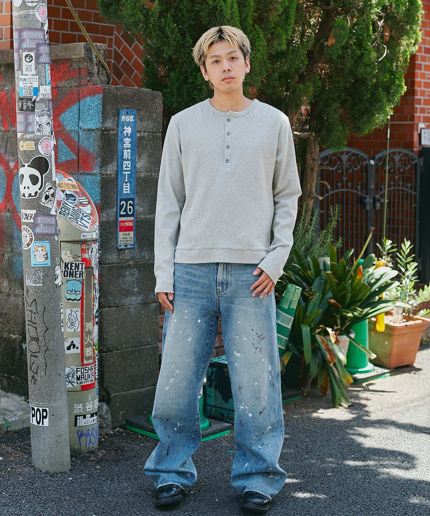 rib henry long tee CONZ