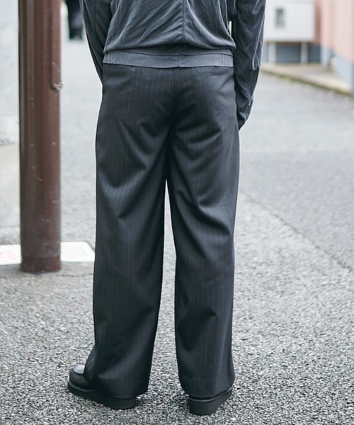 別注DOUBLE PLEATED WIDE TROUSERS MARKAWARE/marka